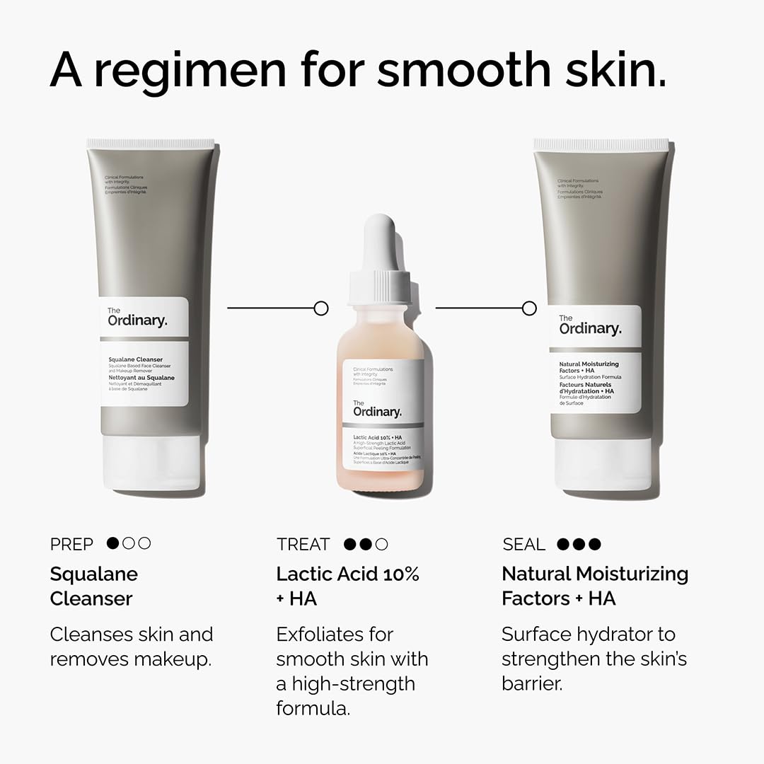 The Ordinary Lactic Acid 10% + HA 2%, hochwirksames Peeling-Serum für S 5