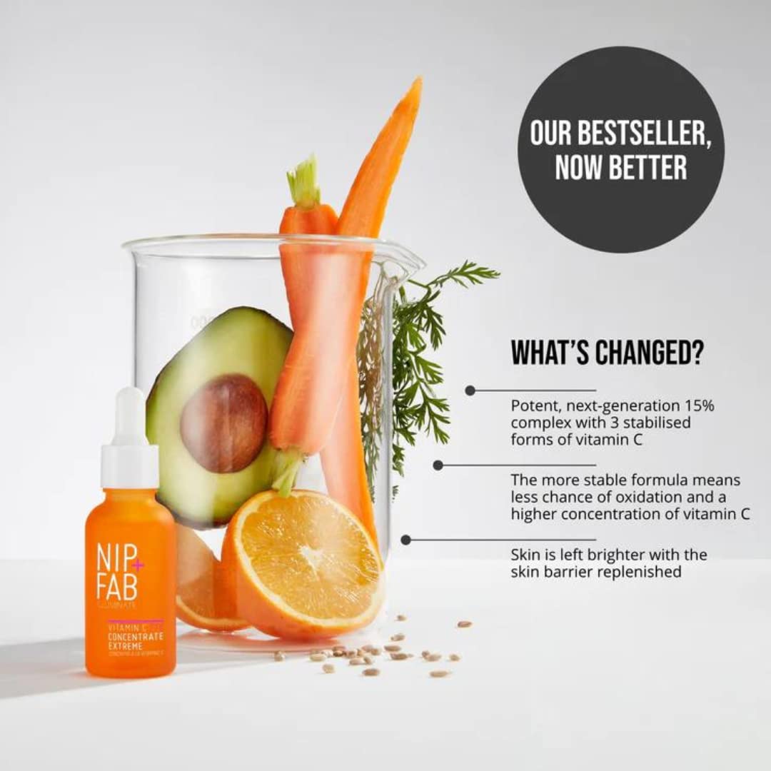 Nip+Fab Vitamin C Fix Concentrate Extreme 30 ml with 15% Vitamin C Complex 5