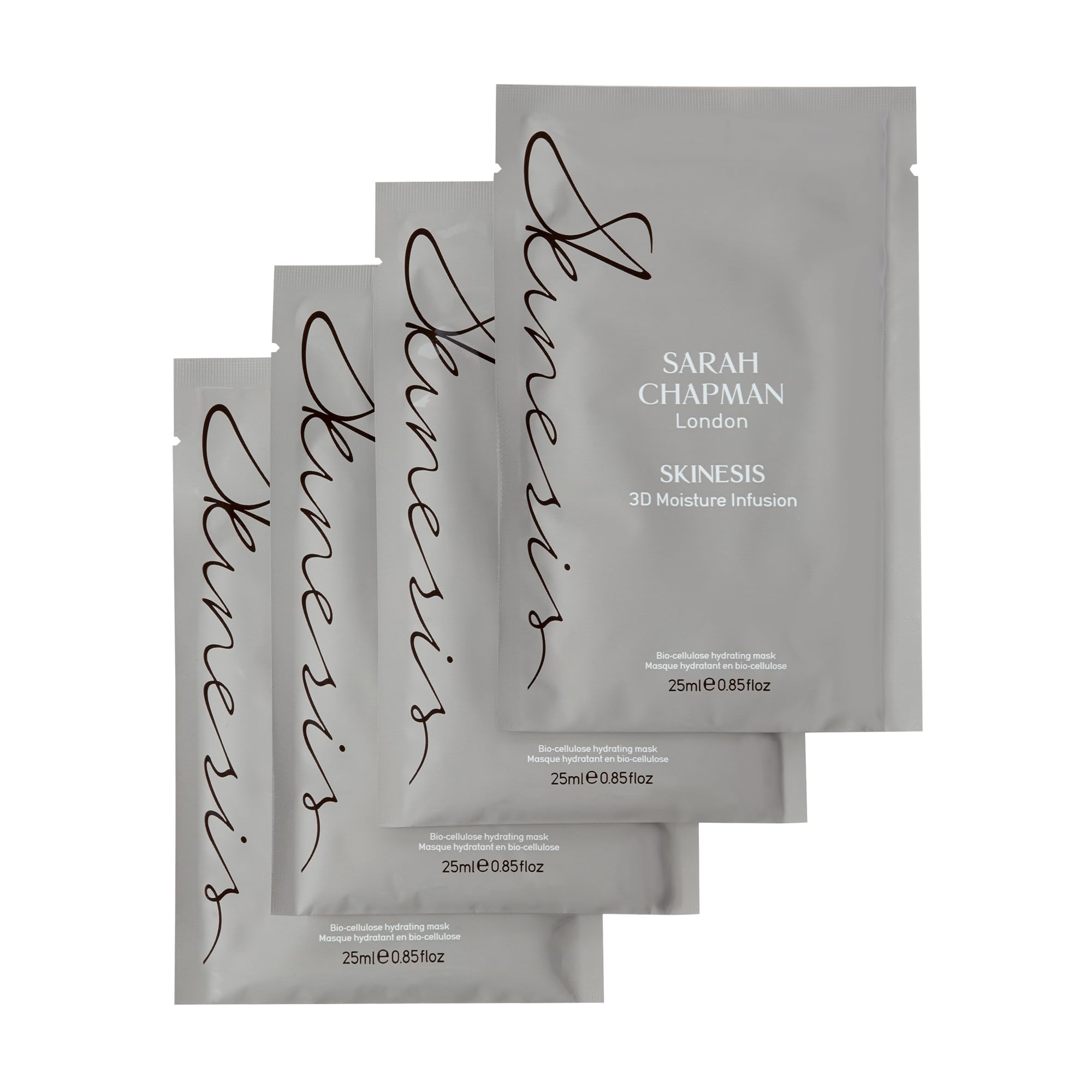 Sarah Chapman Skinesis 3D Moisture Infusion Face Mask Kit – Pack of 4 Hydra