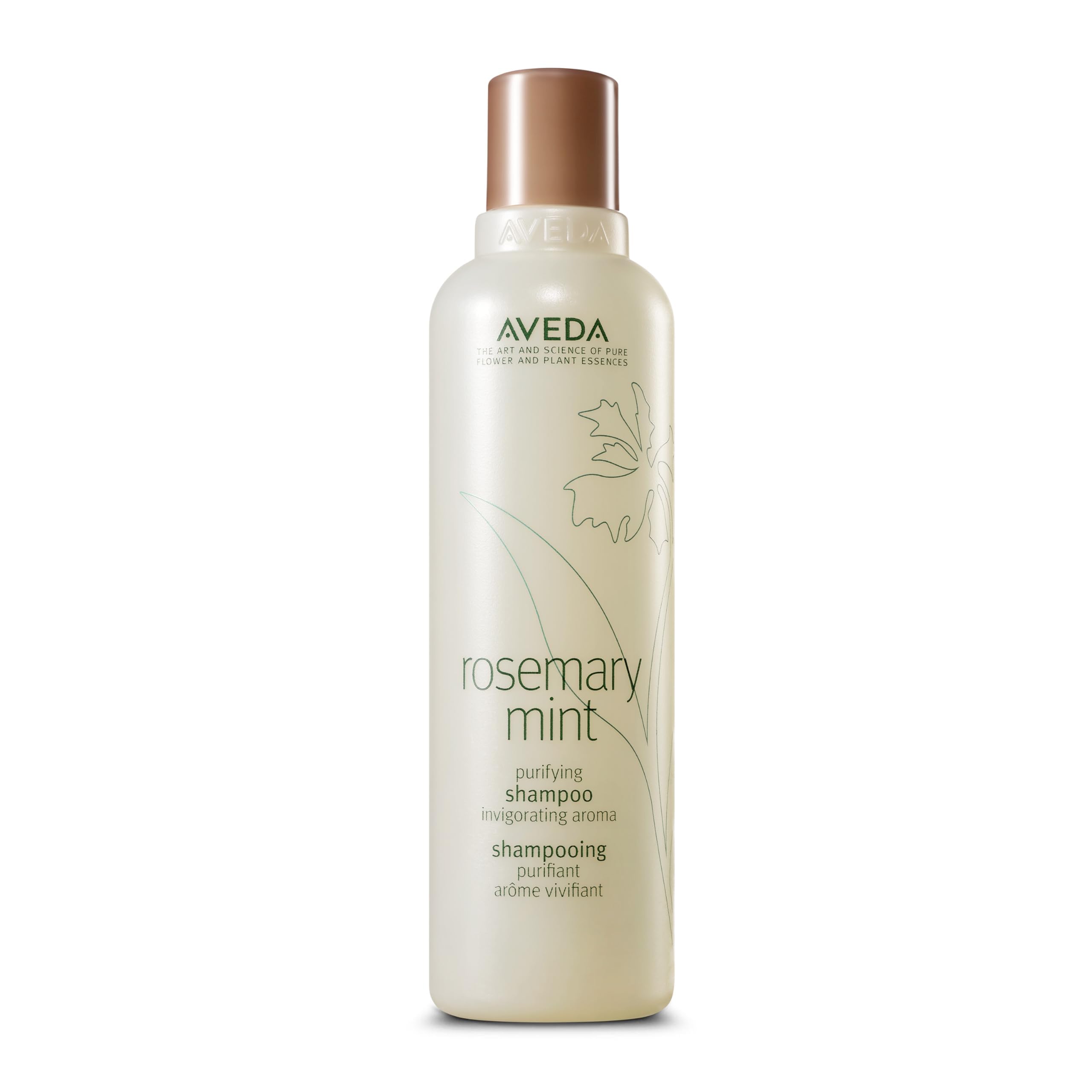 Aveda Rosmarin-Minze Reinigungsshampoo | Klärendes Shampoo | Verleiht Glanz | Für normales bis fettiges Haar, feines bis mitteldickes Haar | 97 % Inhaltsstoffe natürlichen Ursprungs*, 250 ml