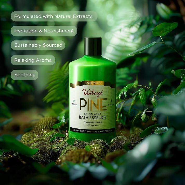 Wiberg's Pine Bath Essence - Invigorating and Relaxing Bath Additive