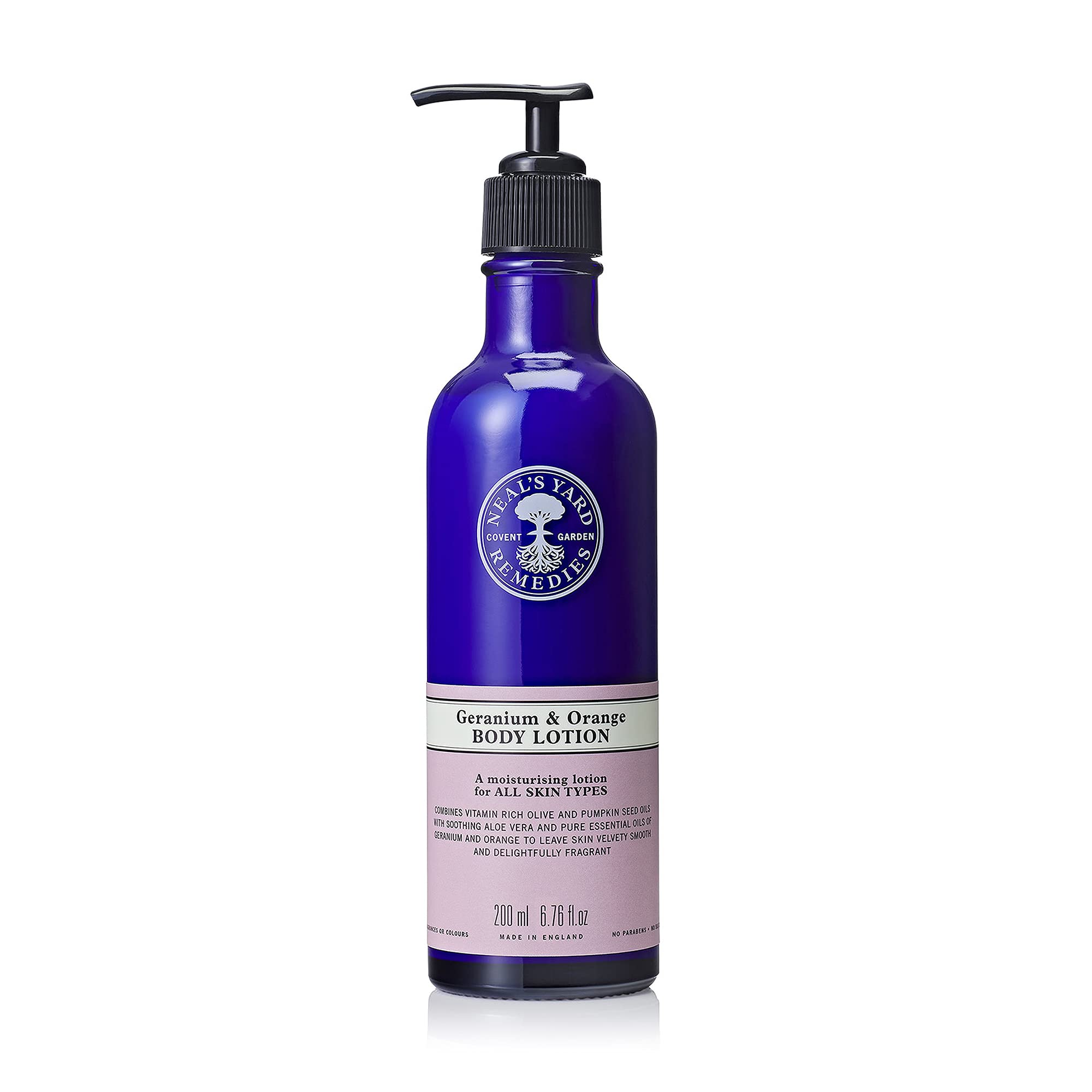 Neal's Yard Remedies Geranium and Orange Body Lotion for Mood Enhancement