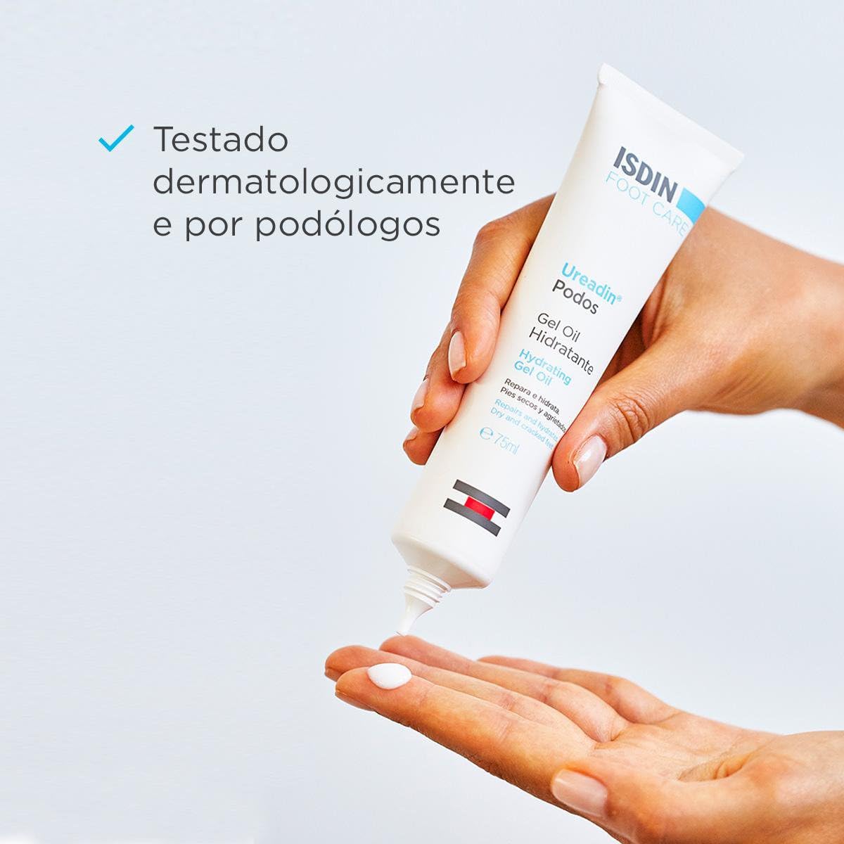 ISDIN Ureadin Podos Moisturizing Oil Gel for Dry, Fissurized Feet 75ml 5