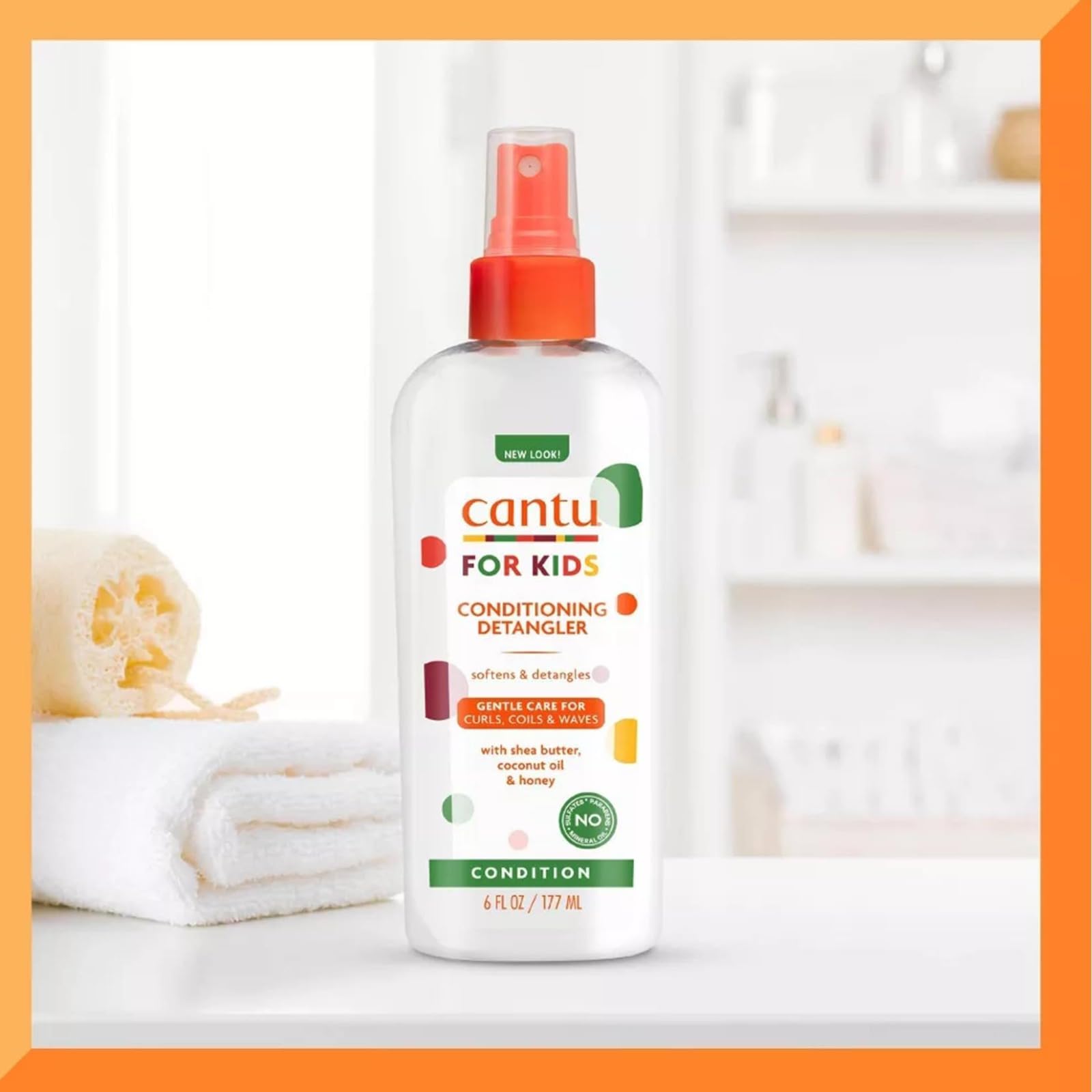 Cantu Conditioning Detangler for Kids with Shea Butter, Coconut Oil & Honey (177 ml) 6