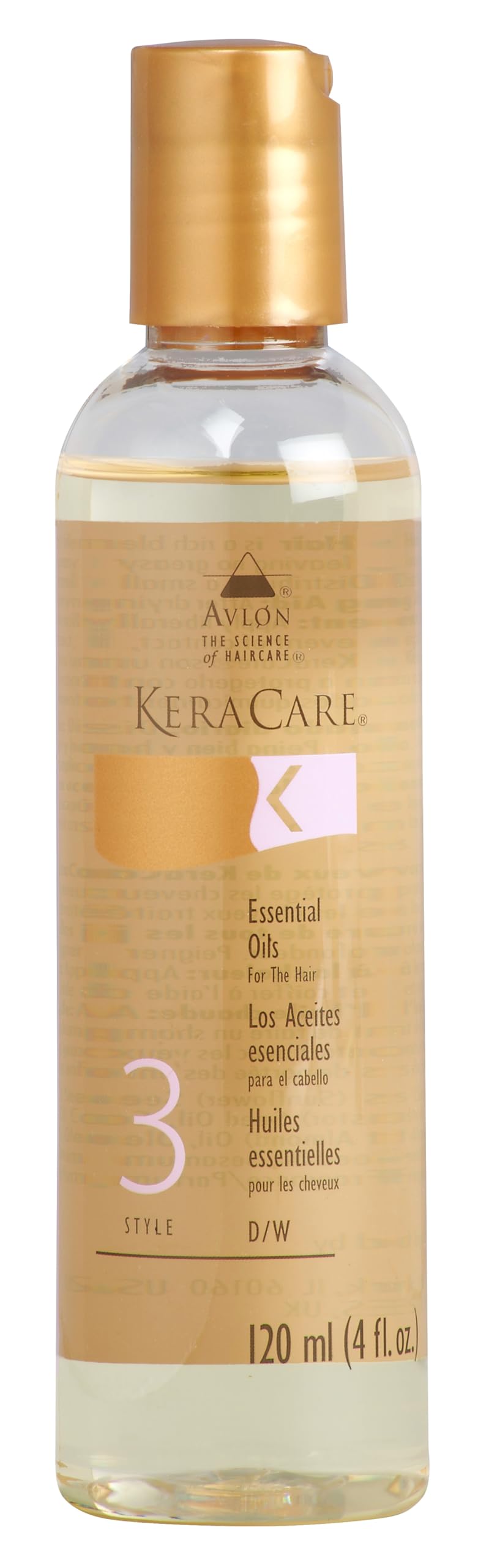 KeraCare Essential Oils Style 3 - Moisturizing & Sheen Enhancer, 120ml/4 fl. Oz