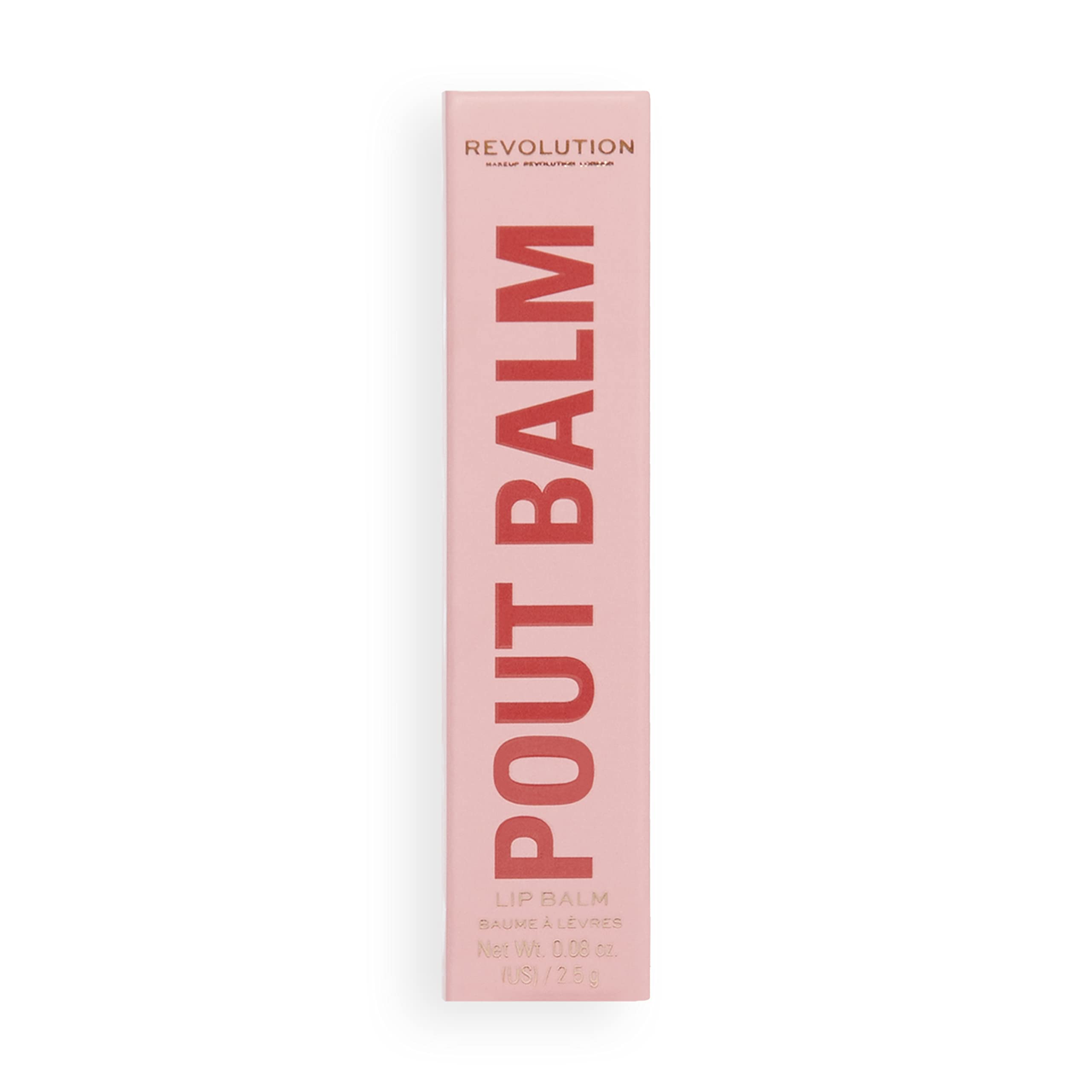 Revolution Beauty London Pout Balm Plumping Lip Hydrating Glossy Balm in Bare Shine 4