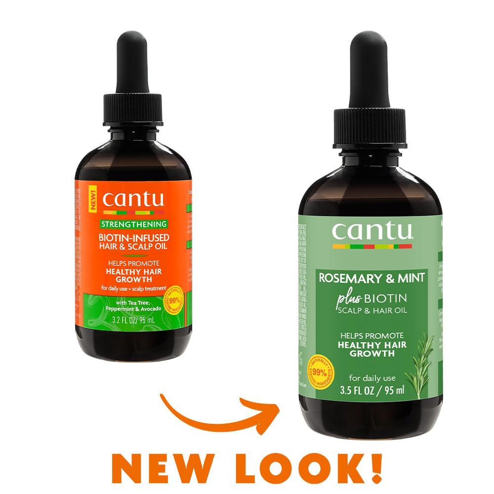 CANTU Strengthening Biotin-Infused Hair & Scalp Oil with Rosemary and Mint