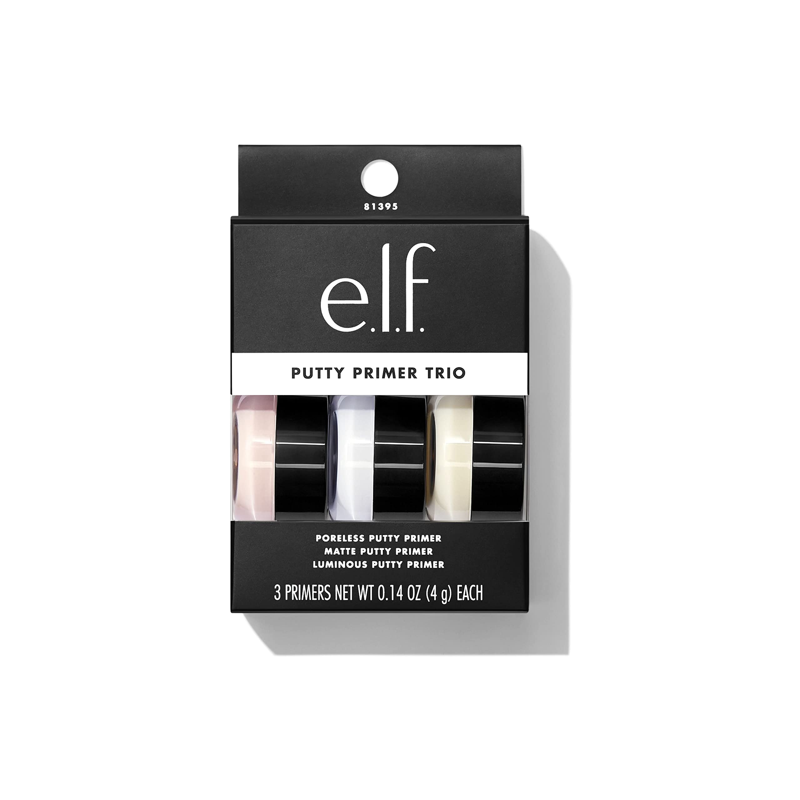 e.l.f. Putty Primer Trio Set for Natural, Luminous, and Matte Finishes