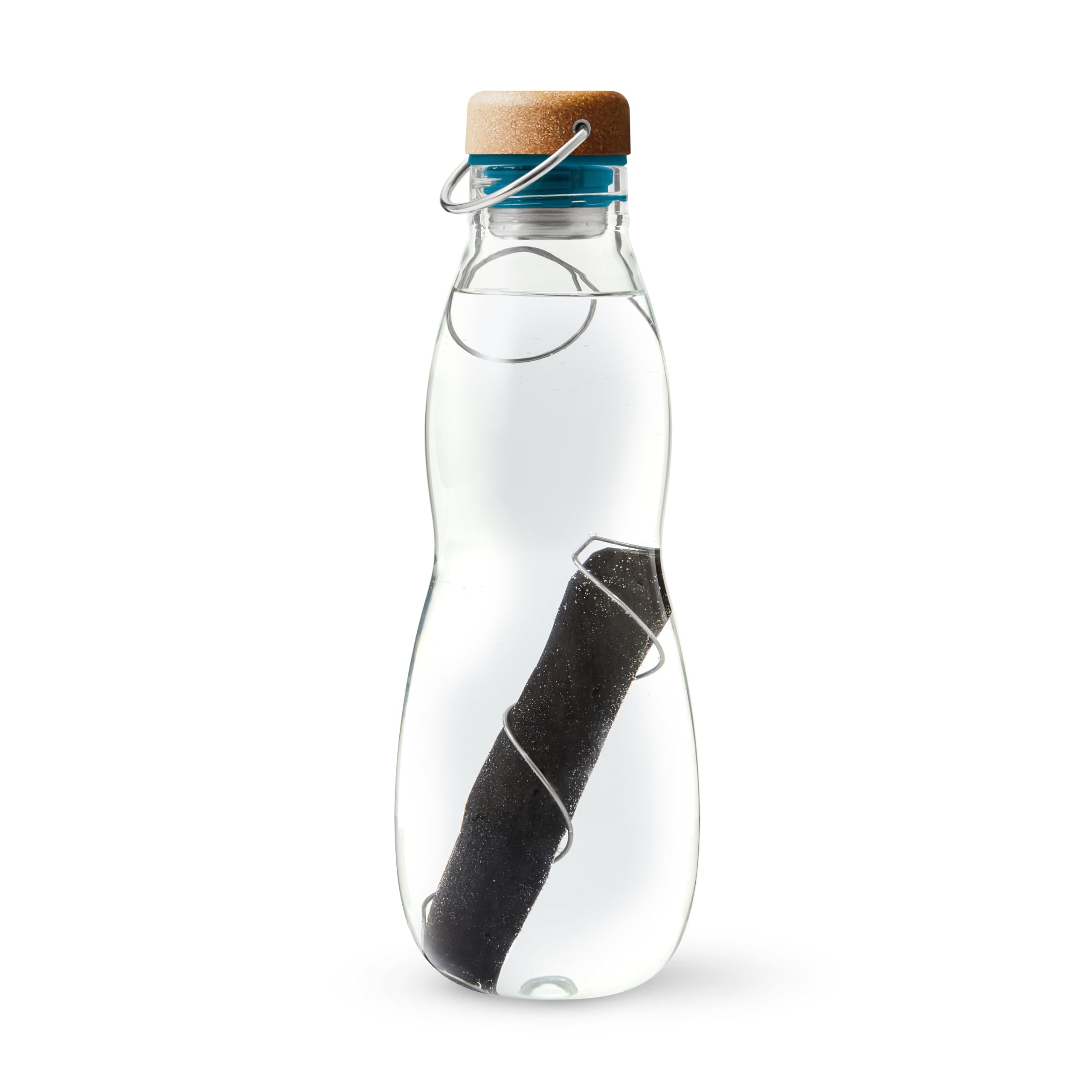 BLACK + BLUM Eau Good Glass Water Bottle with Charcoal Filtration