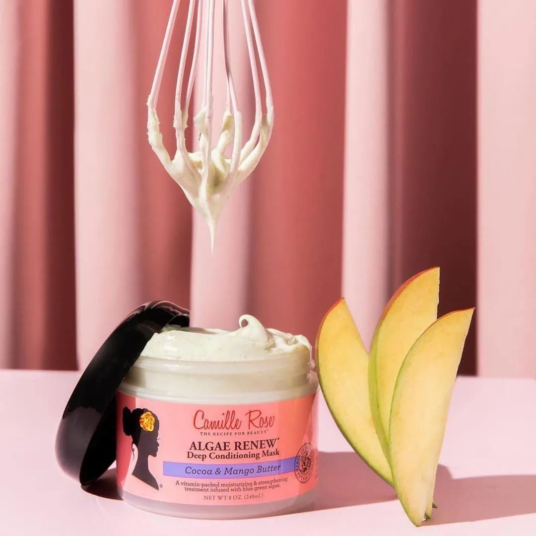 Camille Rose Algae Renew Deep Conditioning Wash Out Hair Mask with Mango Butter 6