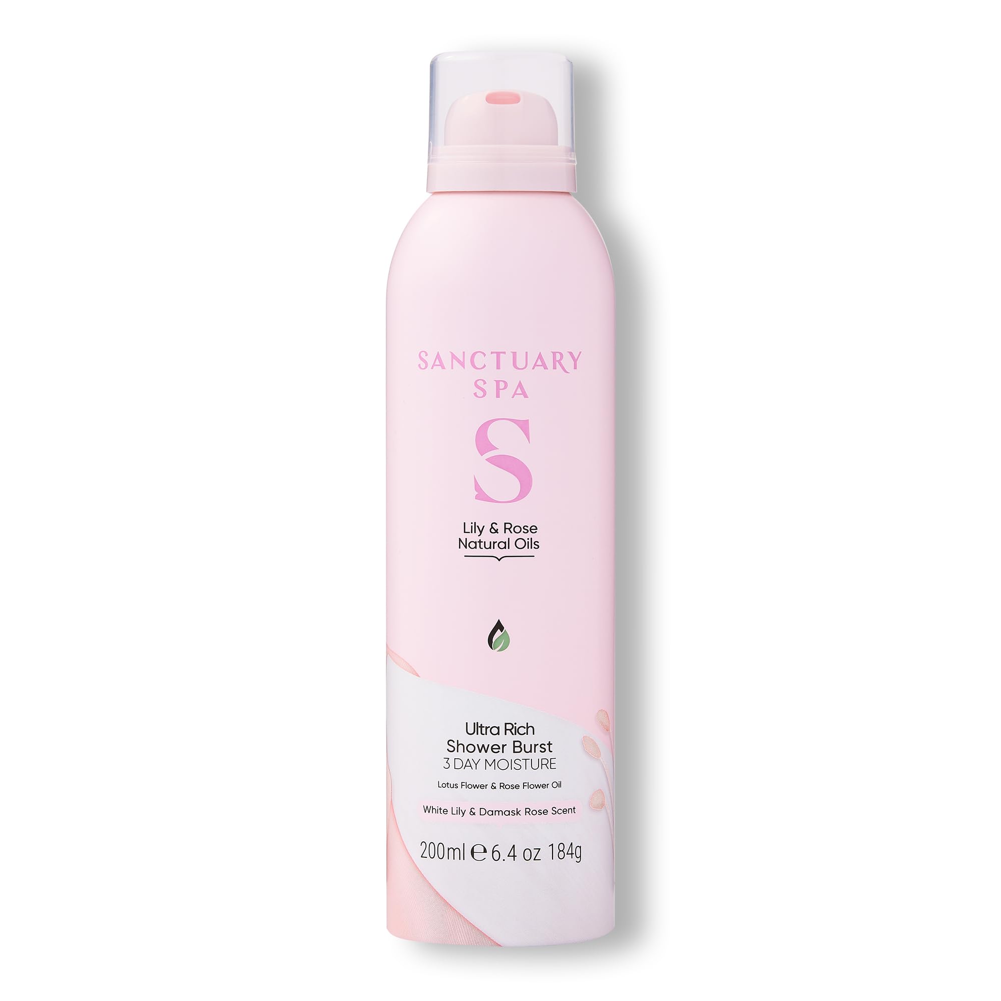 Sanctuary Spa Lily & Rose Natural Oils Ultra Rich Shower Burst Body Wash