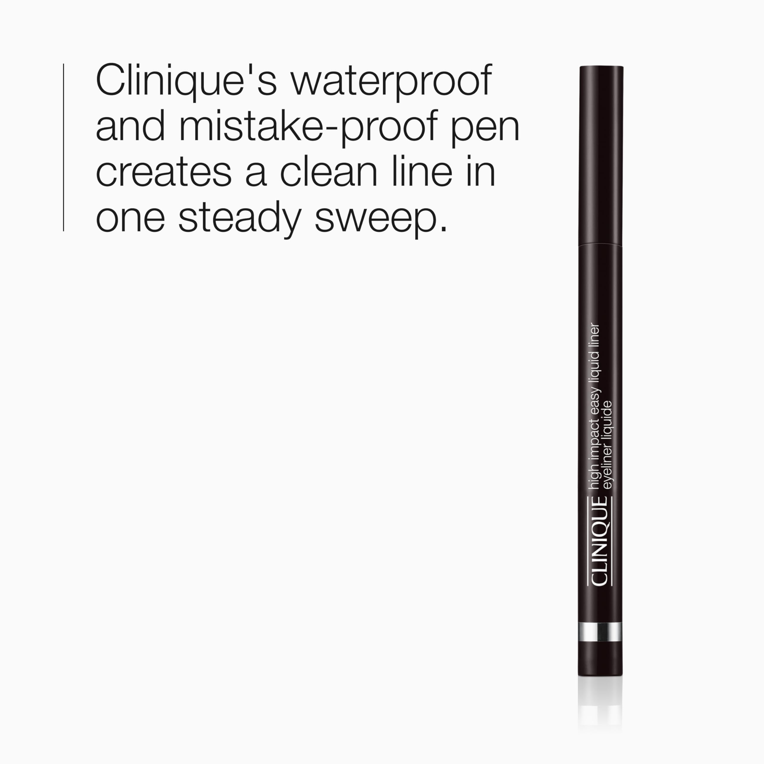Clinique High Impact Easy Liquid Eyeliner | Waterproof, Long Lasting, Smudge Resistant