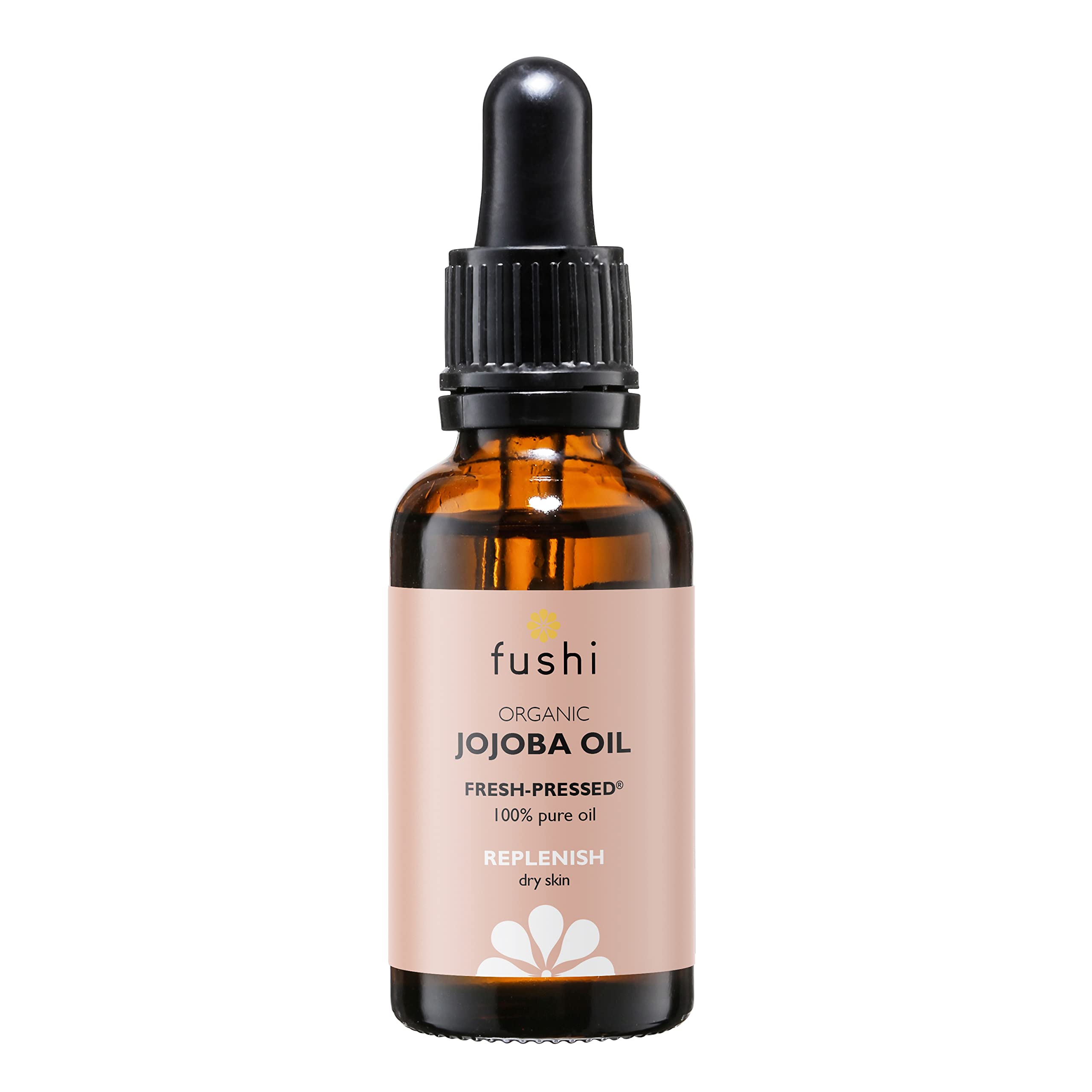 Fushi Organic 100% Pure Cold-Pressed Jojoba Oil for Skin & Hair 30ml