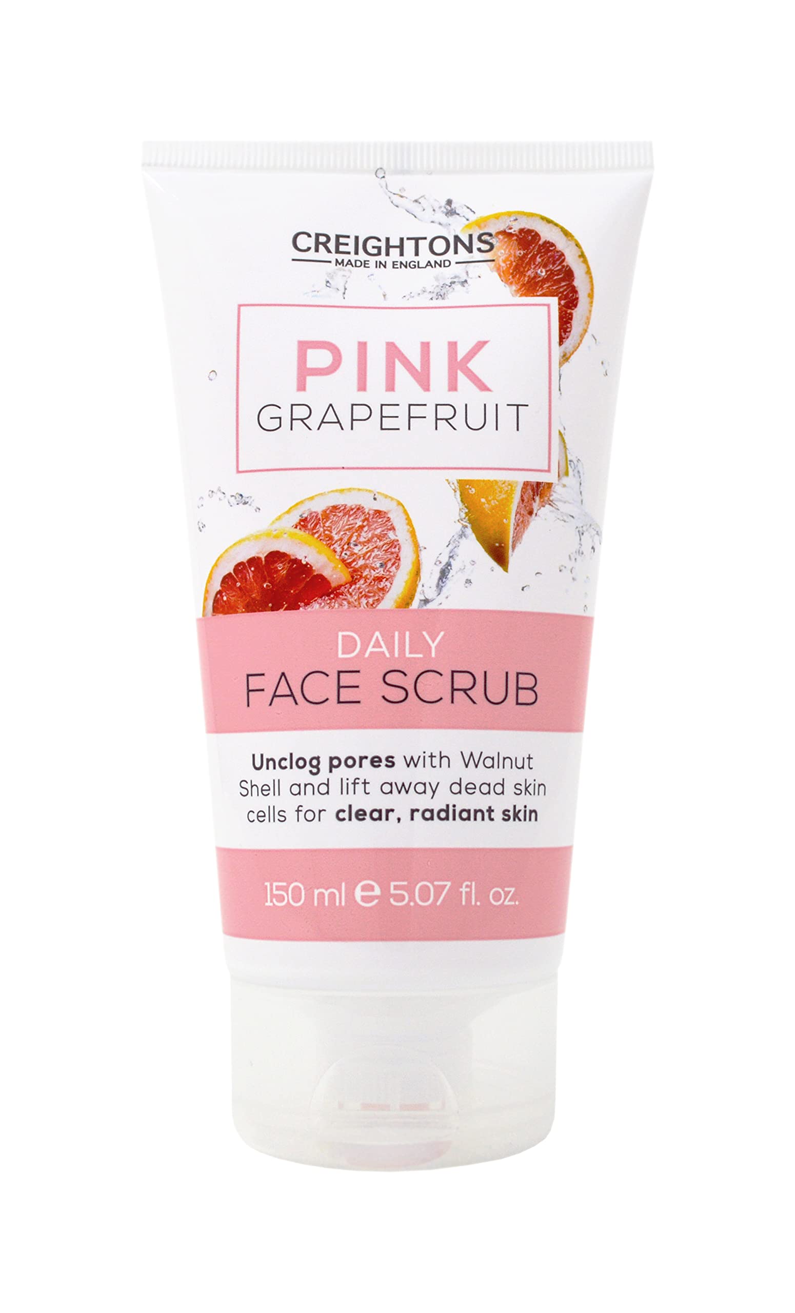 Creightons Pink Grapefruit Daily Face Scrub (150ml) - Befreit die Poren mit Walnuss 1