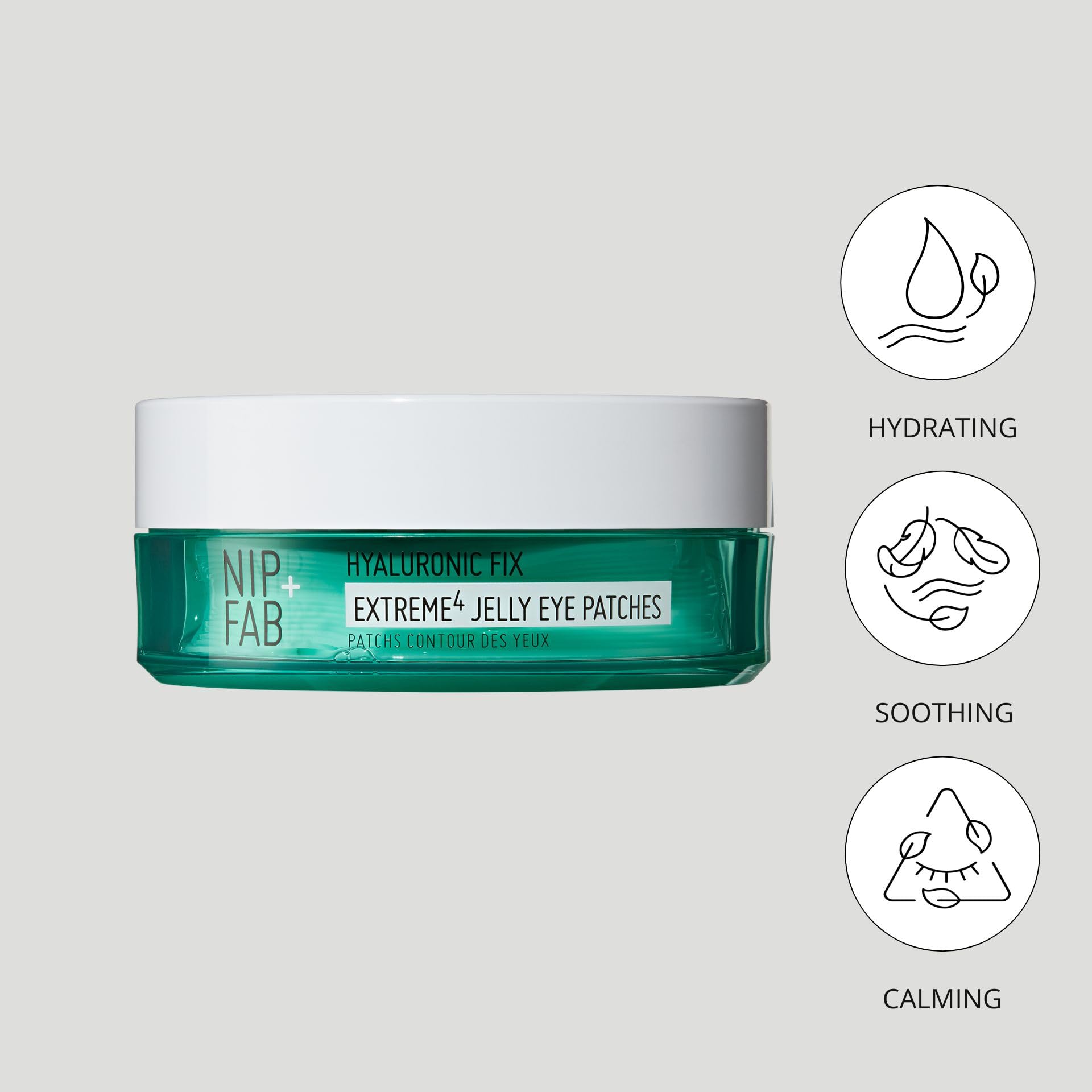 Nip + Fab Jelly Eye Patches: Plumping, Rehydrating Under Eye Mask to Reduce Tiredness & Wrinkles 5