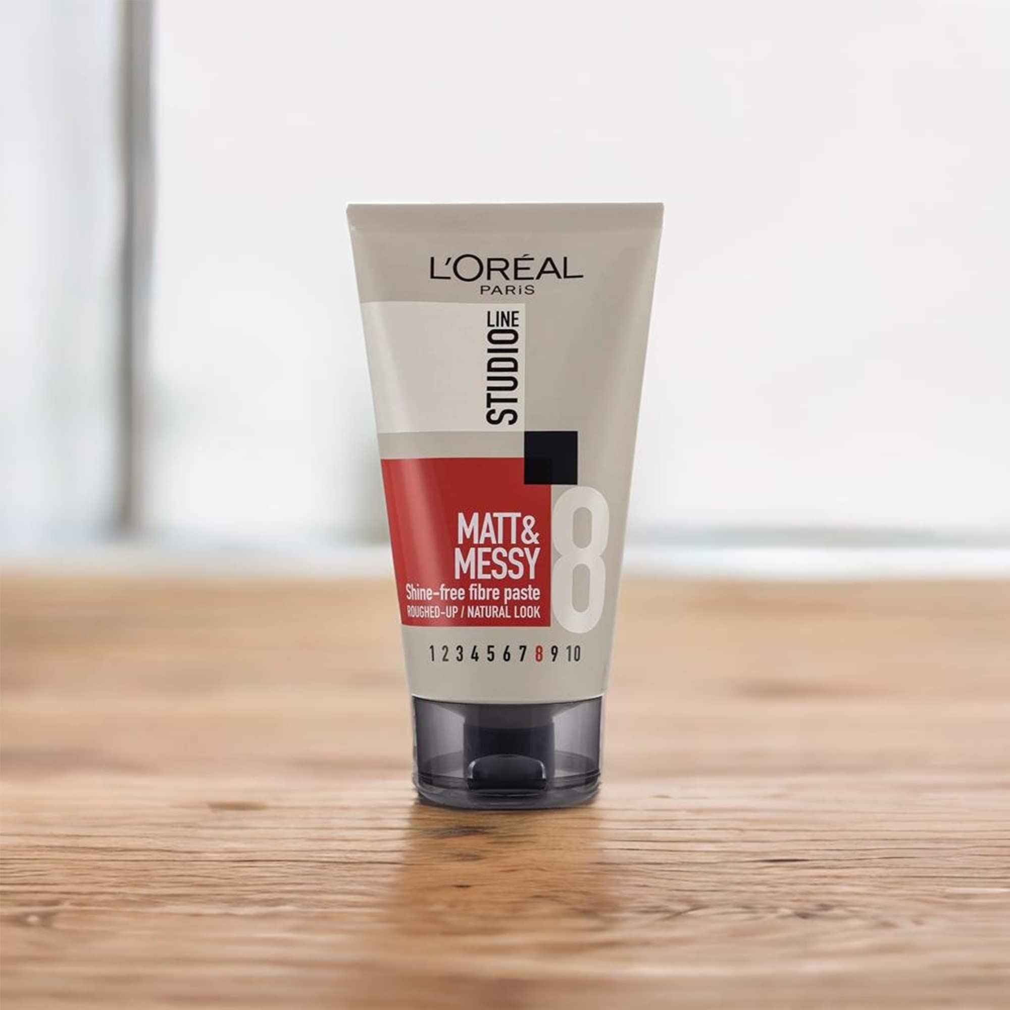 L'Oréal Studio Line Matt Messy Hair Rough Paste, 150ml for Natural Matte Finish 6