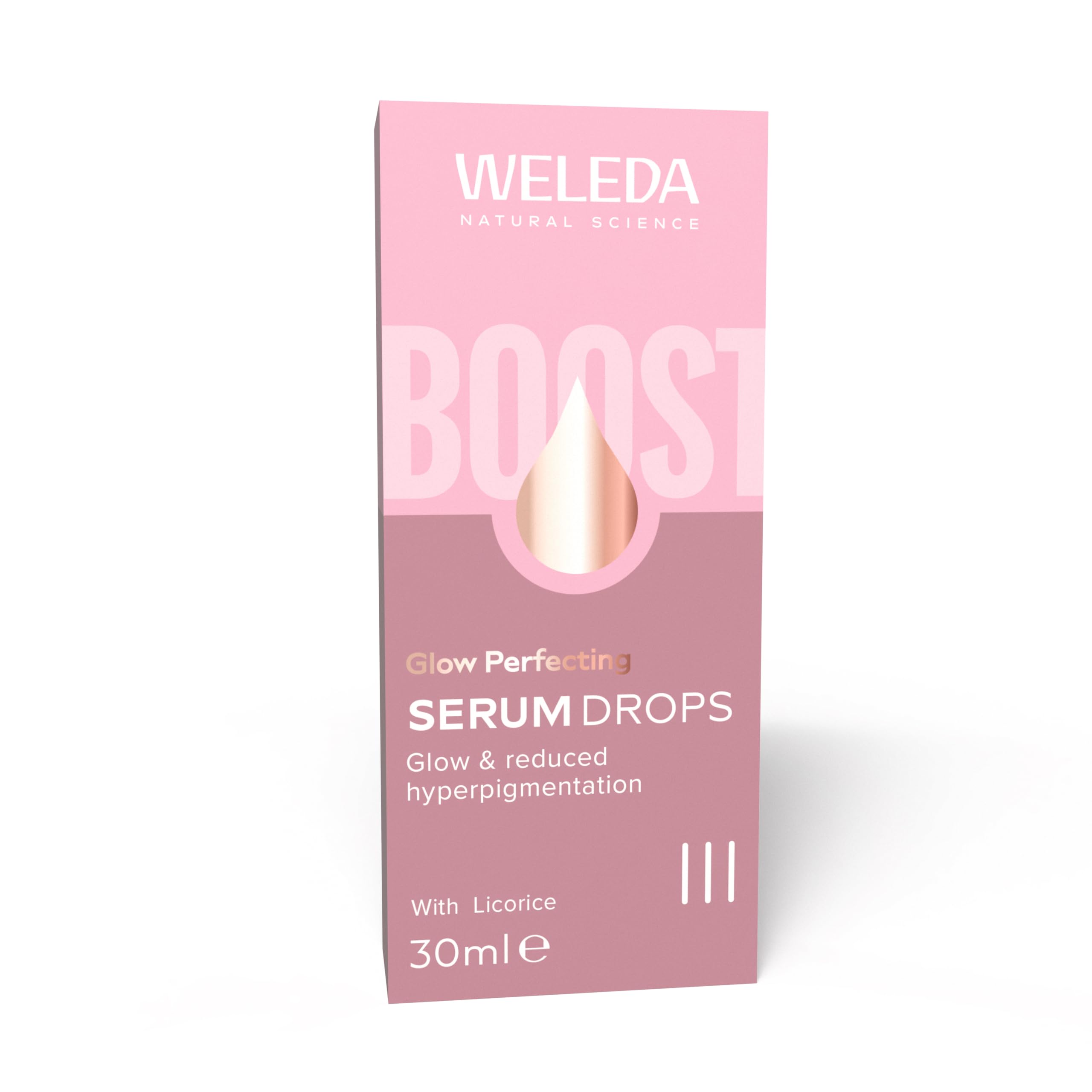 Weleda Glow Perfecting Face Serum Drops mit Süßholz, Gesichtsserum für strahlende Haut und weniger Hyperpigmentierung, 100 % zertifiziert natürlich, biologisch, vegan, 30 ml 3