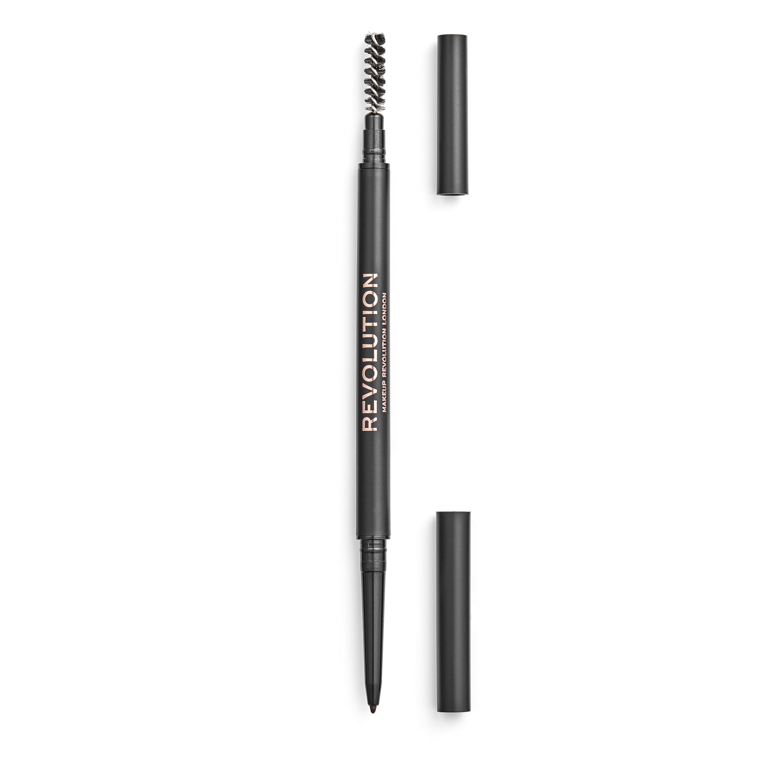 Makeup Revolution Precise Brow Pencil with Spoolie Brush, Medium Brown, 0.05g