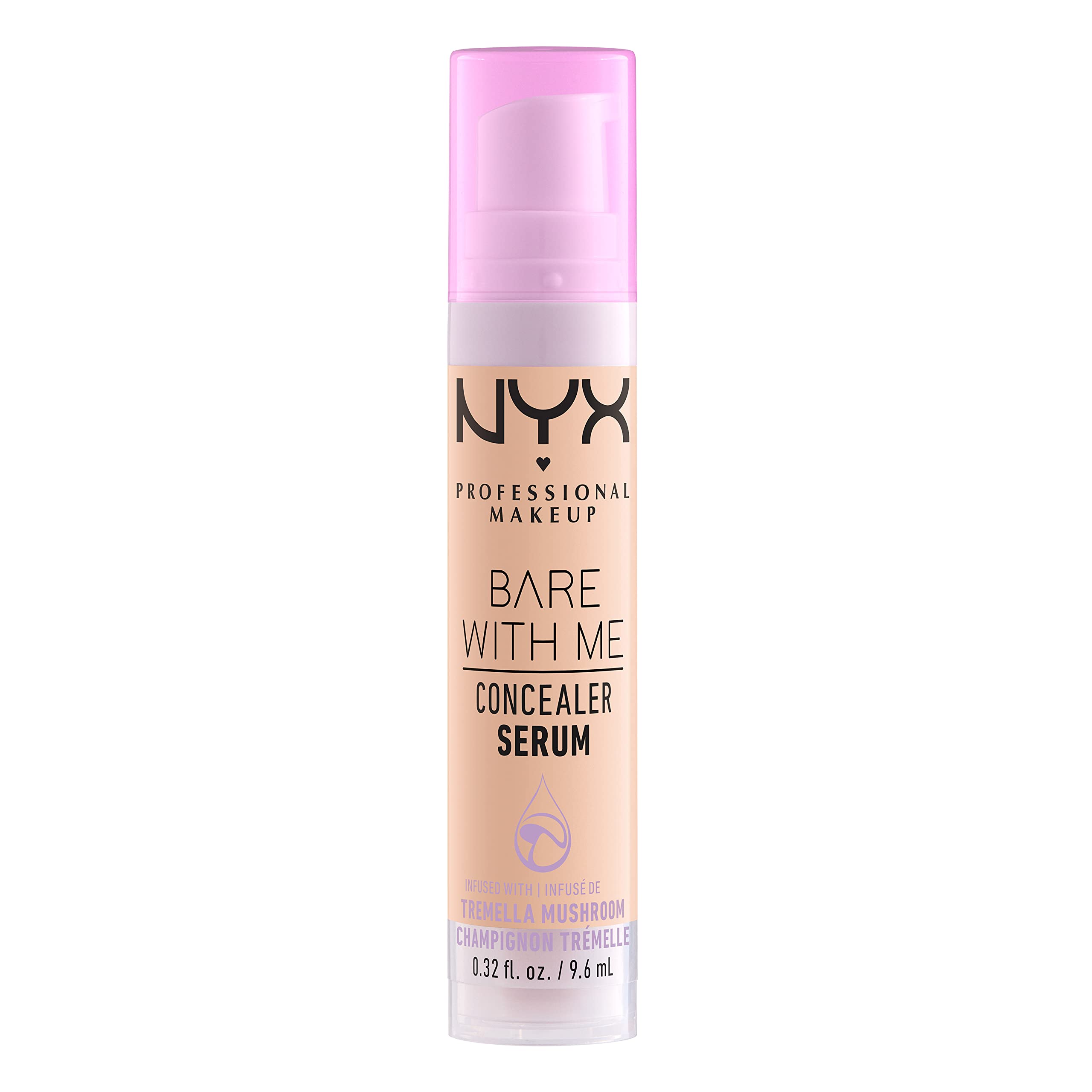 NYX Professional Makeup Bare With Me Concealer Serum for Dark Circles, Acne & Redness - Vanilla 7