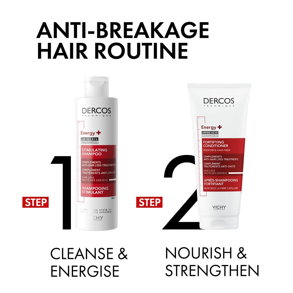 Vichy Dercos Energy+ Anti-Haarausfall Stimulierendes Shampoo für geschädigtes Haar, E 6