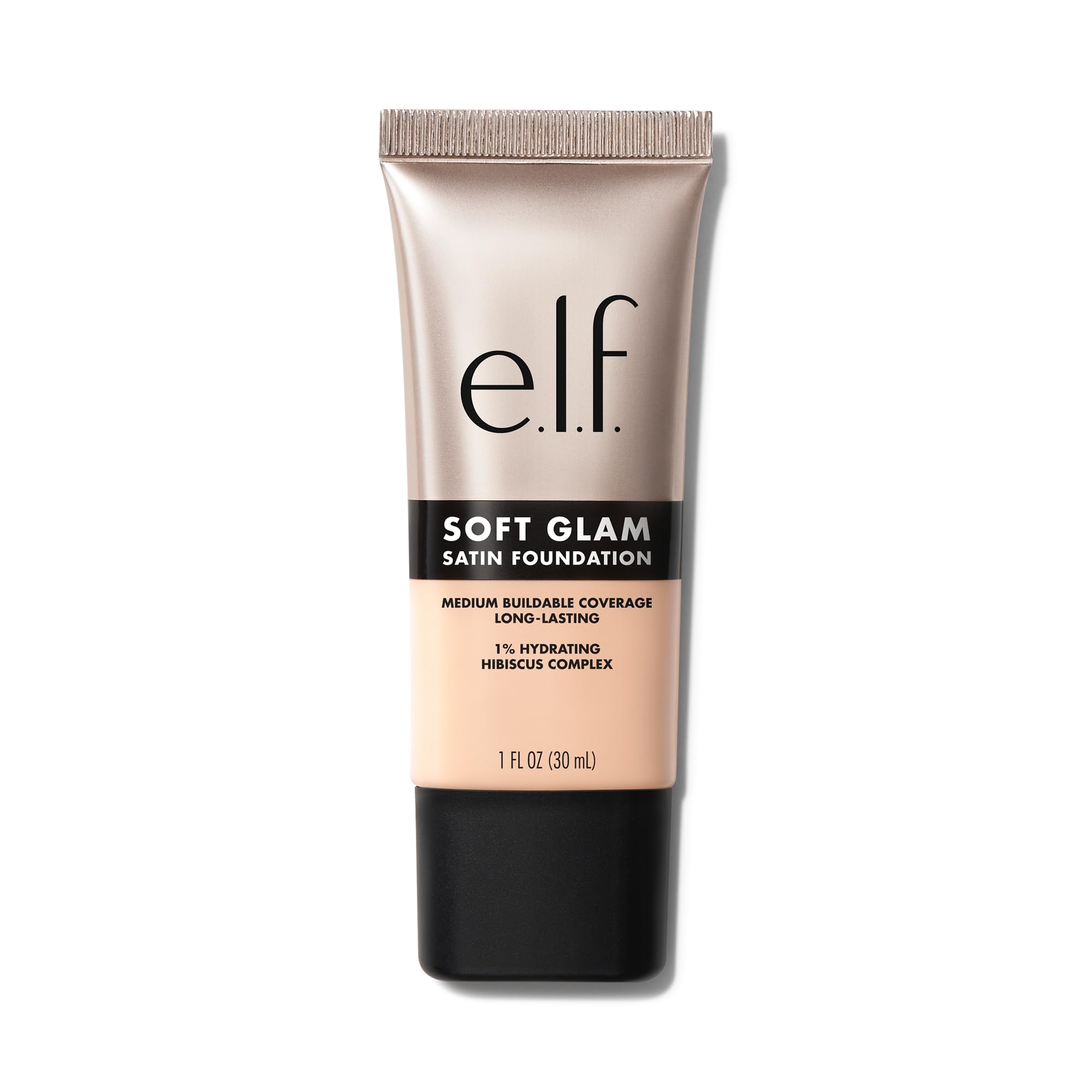 e.l.f. Soft Glam Satin Foundation - Medium Buildable Coverage, 14 Fair Cool 3