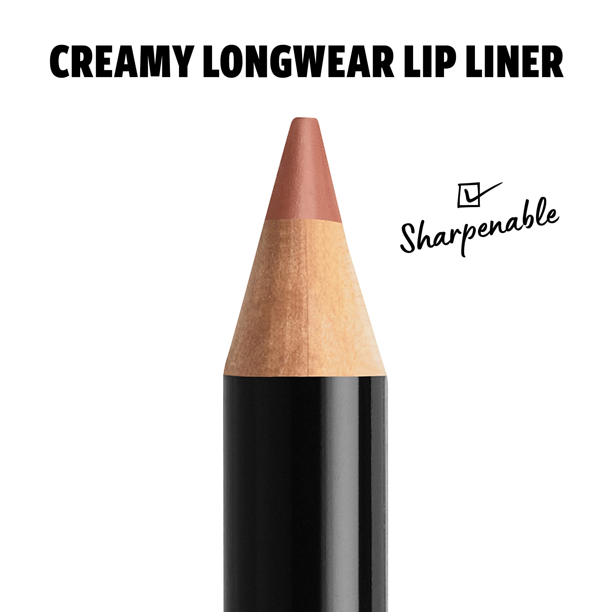NYX Professional Makeup Slim Lip Pencil - 860 Peekaboo Neutral Lip Liner 4