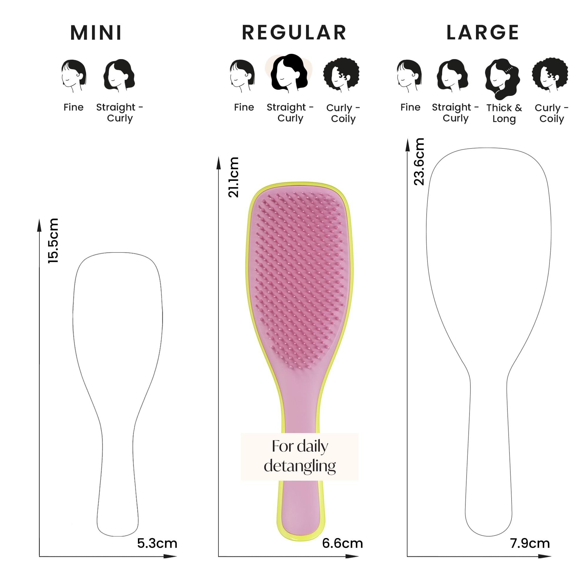 Tangle Teezer Ultimate Detangler Hairbrush for Wet & Dry Hair Minimising Breakage 7