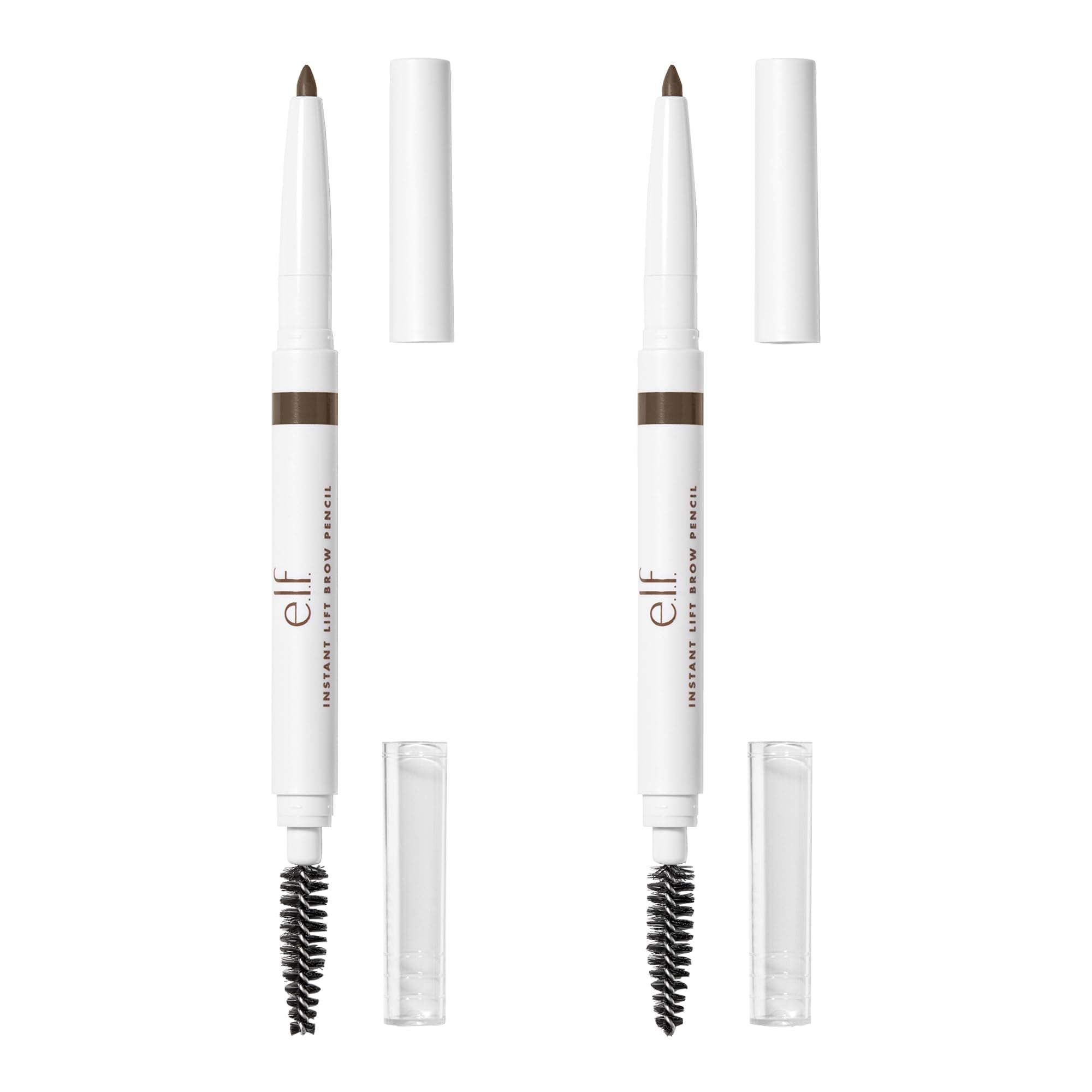 e.l.f. Instant Lift Brow Pencil Set of 2 with Spoolie Brush