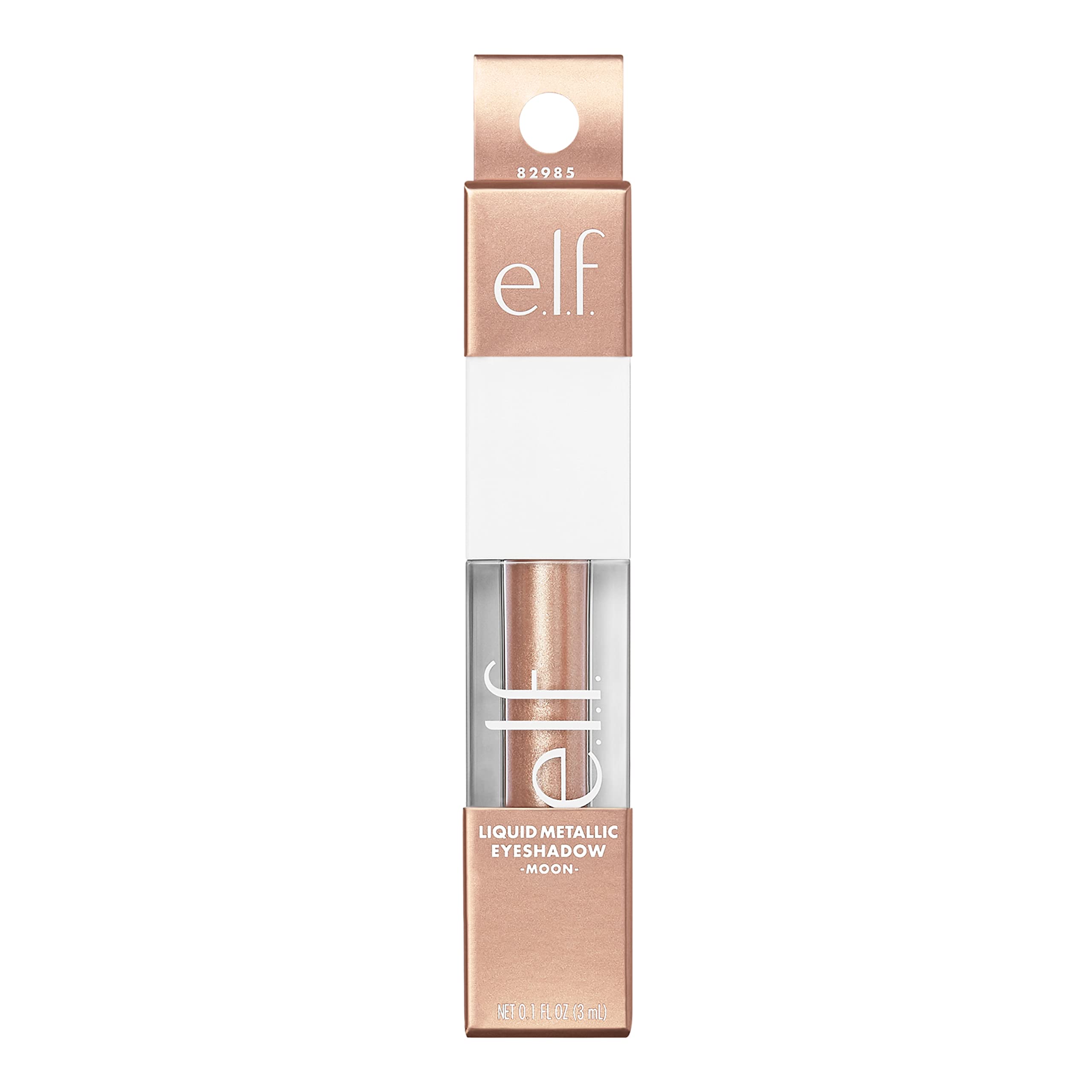 e.l.f. Liquid Metallic Eyeshadow in Moon - Champagne with Pearl Shimmer 5