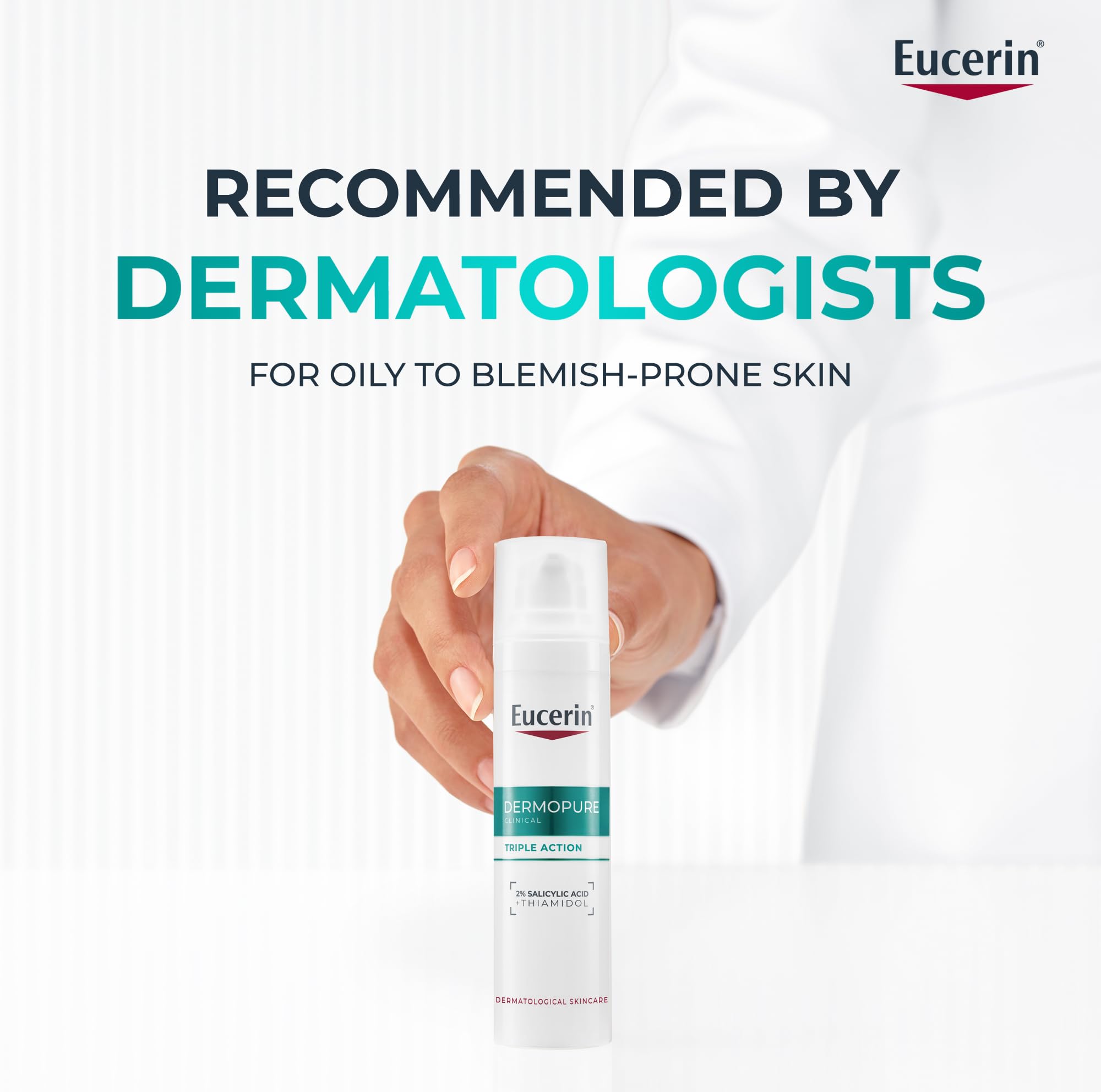Eucerin Dermopure Clinical Triple Action Fluid 40ml Face Serum with Salicylic Acid 8