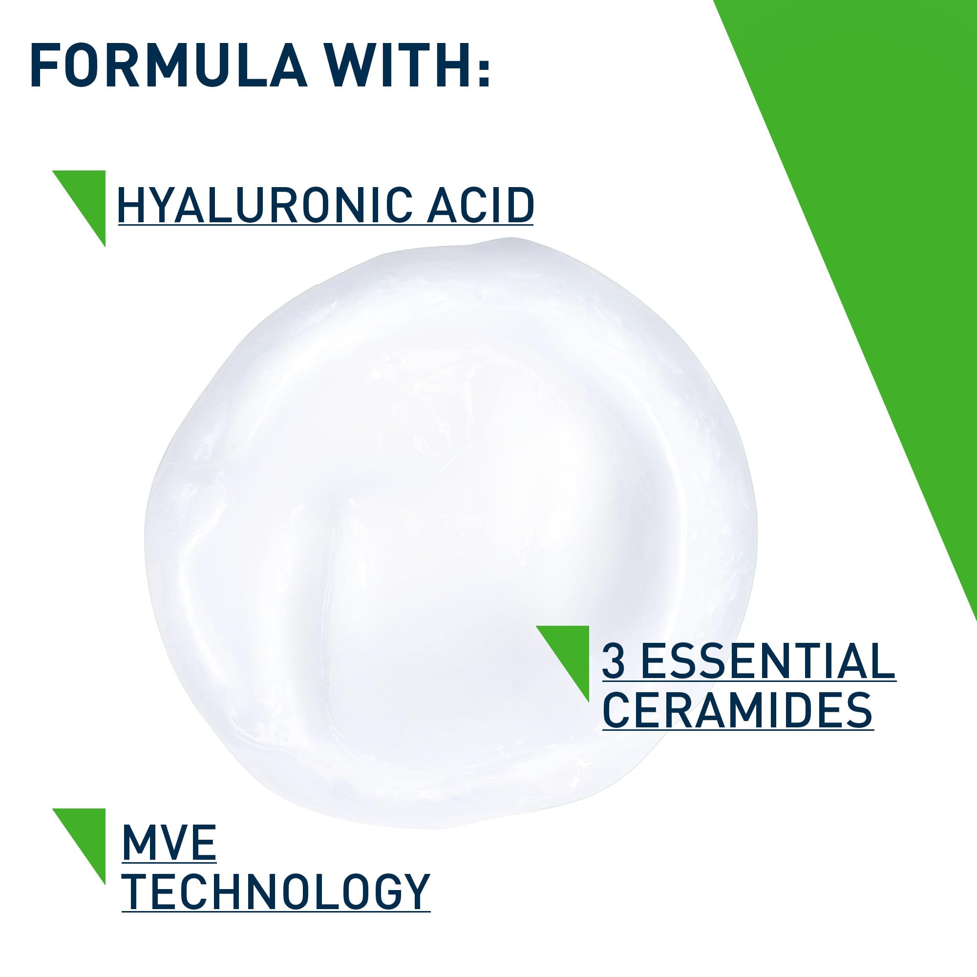 CeraVe Hydrating Cleanser for Face & Body with 3 Essential Ceramides & Hyaluronic Acid 5
