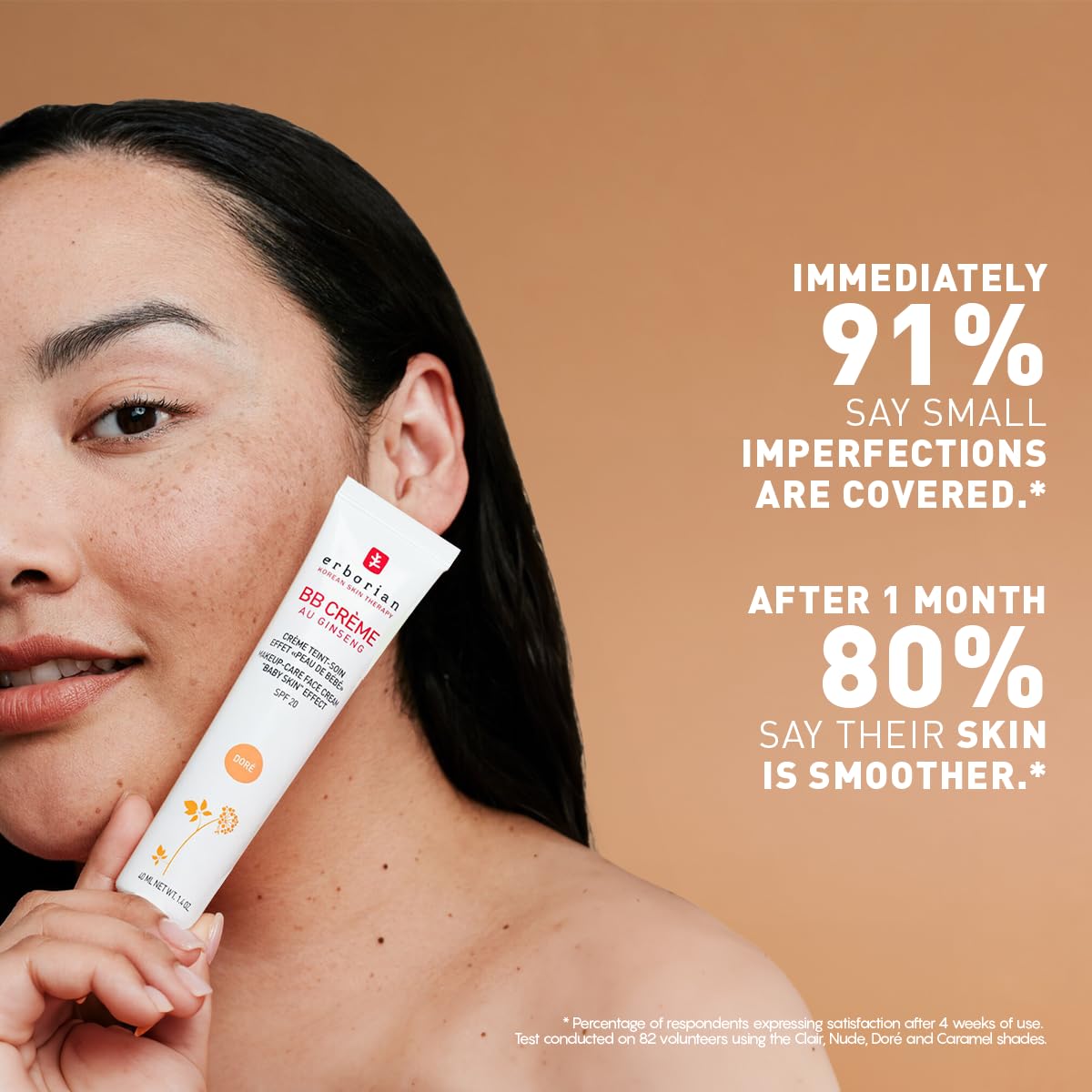 Erborian BB Cream With Ginseng SPF 20 - Clair - 5-in-1 Korean Complexion Cream 15 ml 6