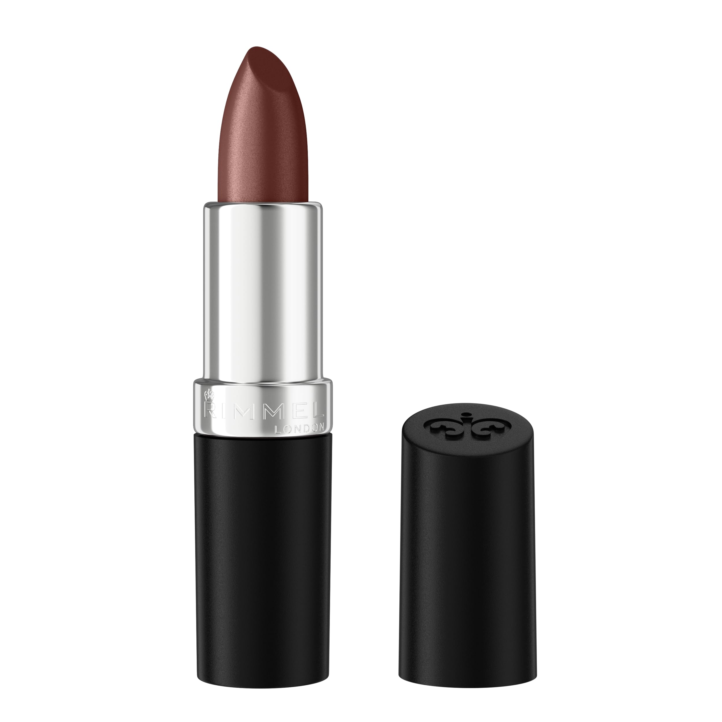 Rimmel Lasting Finish Lipstick 902 Frosted Burgundy - Creamy Satin, Long Lasting 8 HR Wear