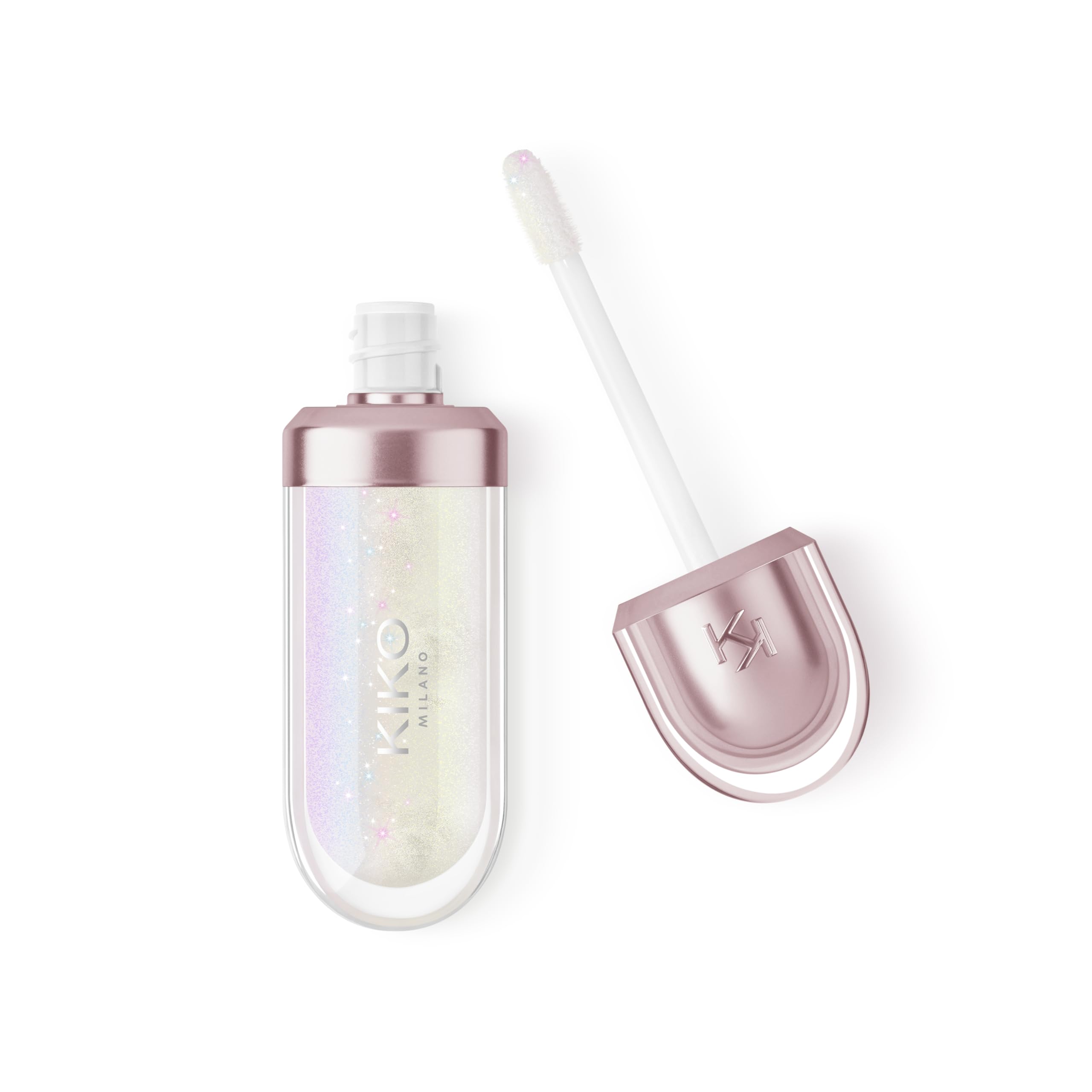 KIKO Milano 3D Hydra Lip Oil 01 - Hydrating Lip Oil with Raspberry Seed Oil