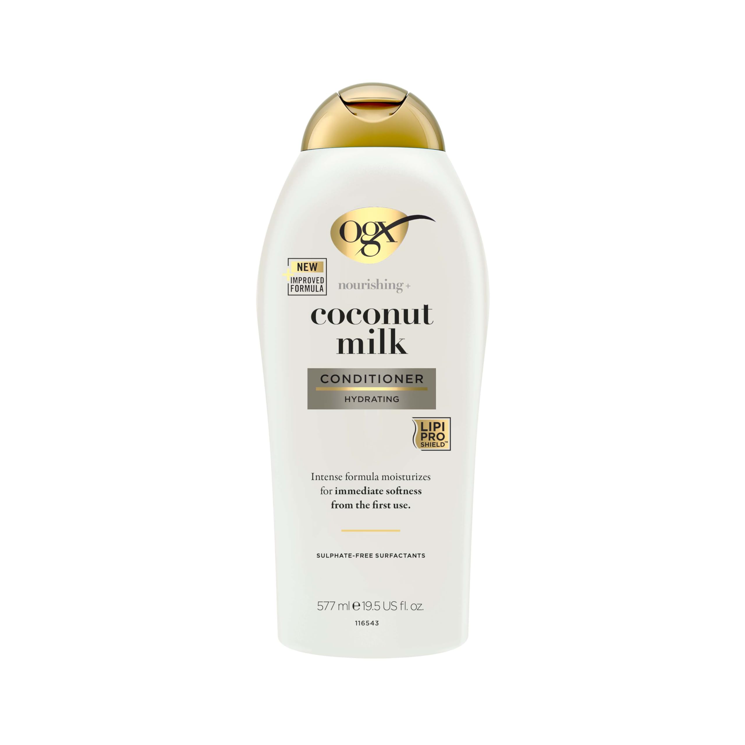 OGX Moisturising Coconut Milk Conditioner for Dry Hair, 577ml