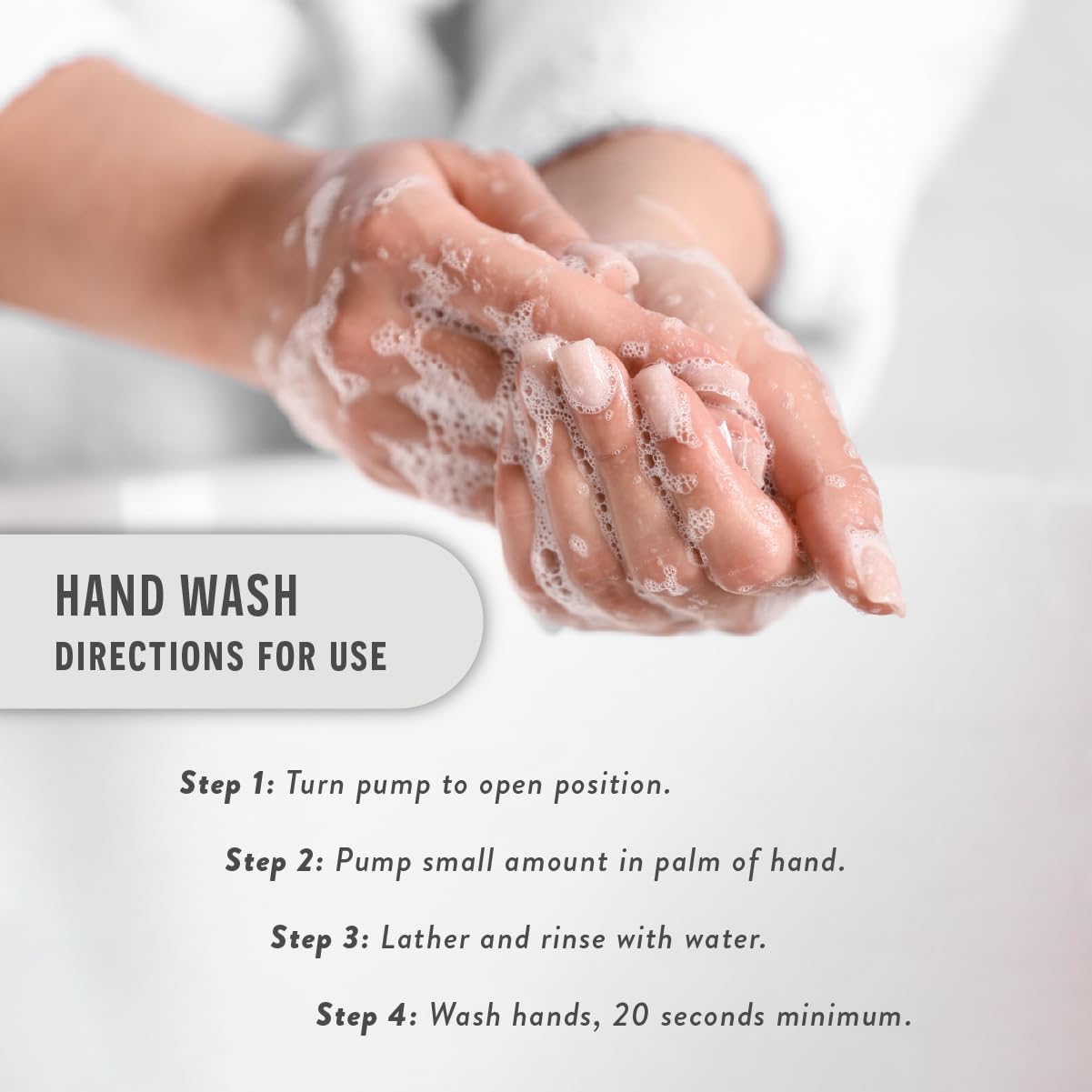 Palmsafe Candy Cane Luxury Hand Wash - SLS-Free, Vegan & Hydrating Cleanser 6