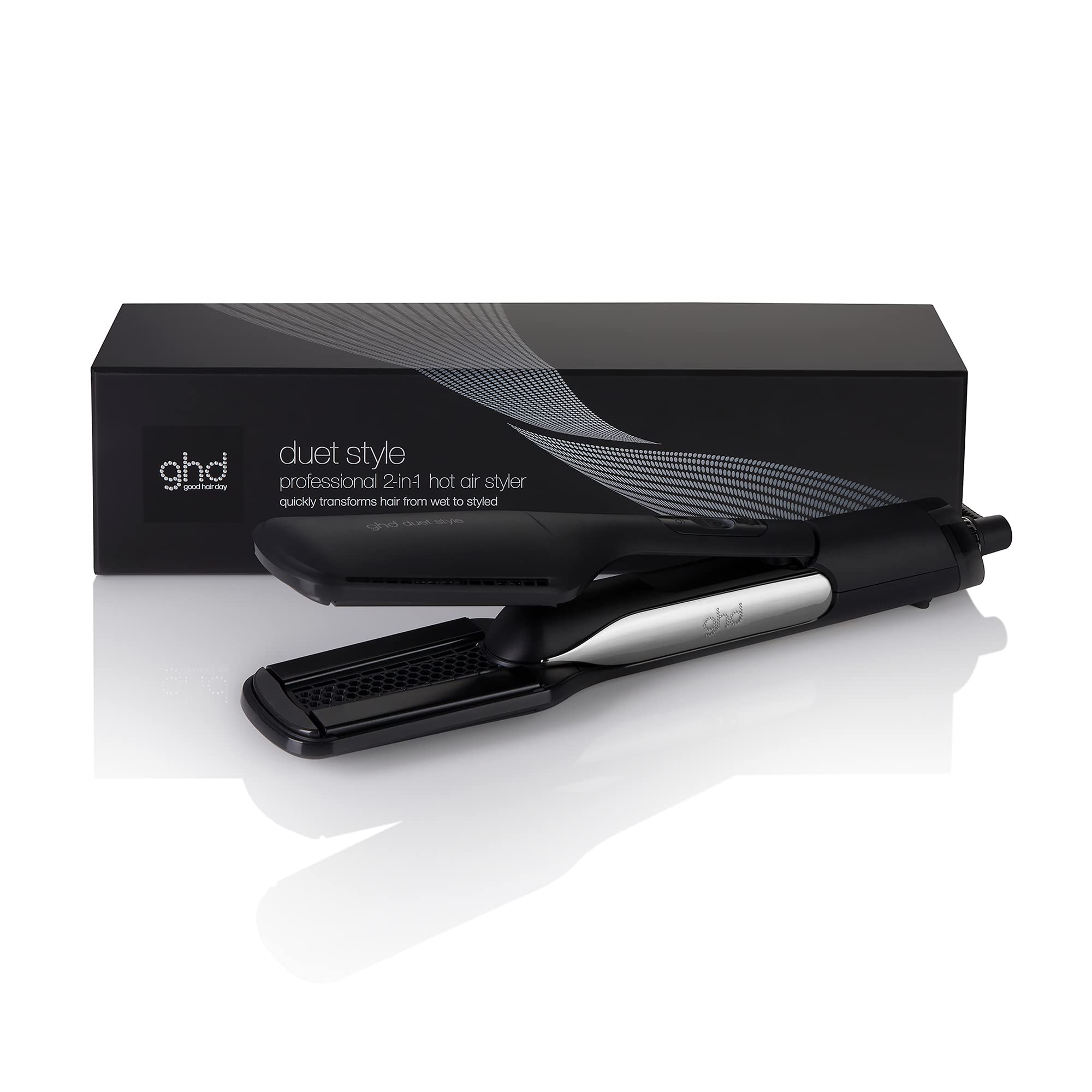 ghd Duet Style 2-in-1 Hot Air Styler in Black - Wet to Dry Styling