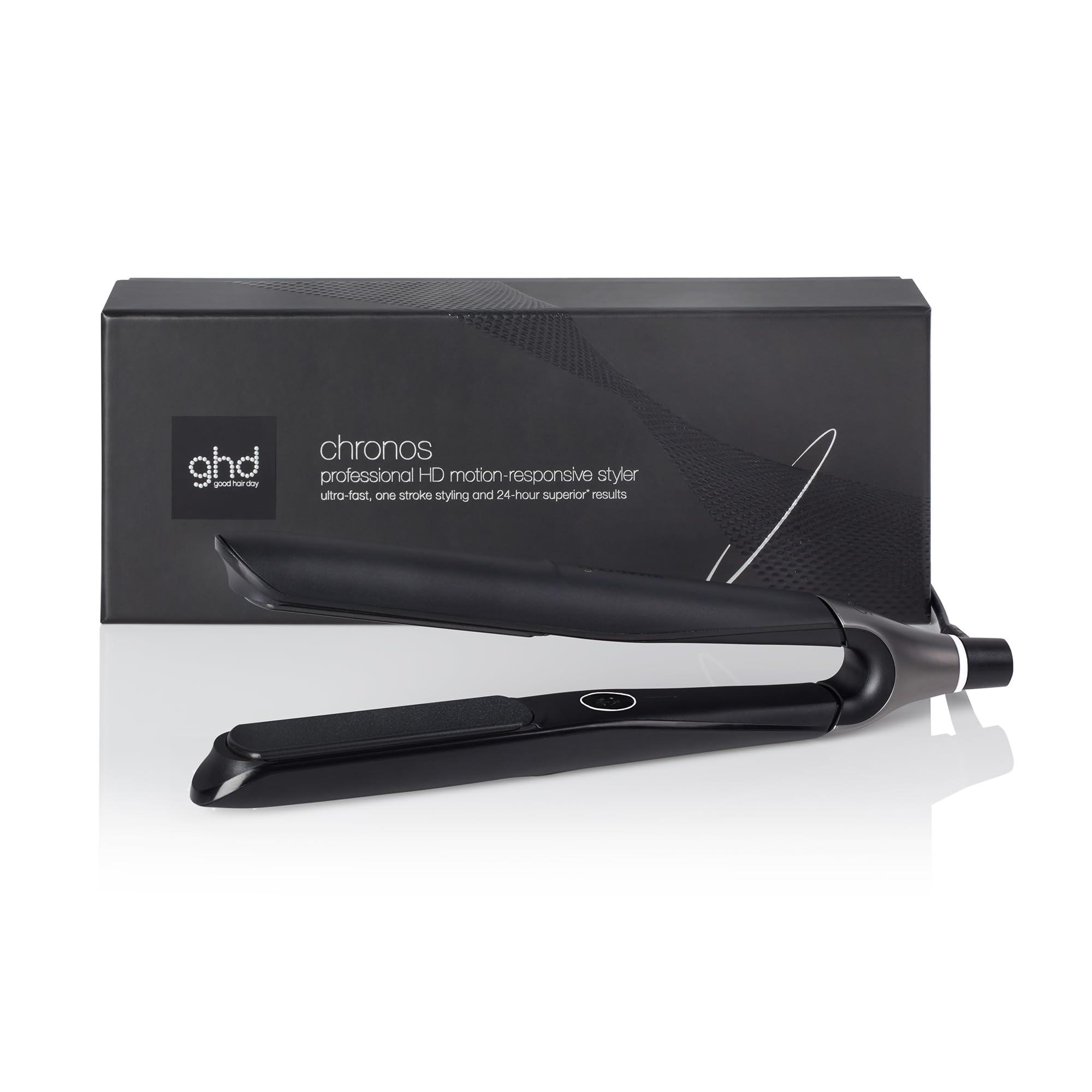 ghd Chronos Professional Styler, Black - One Stroke High-Definition Results Lasting 24hrs