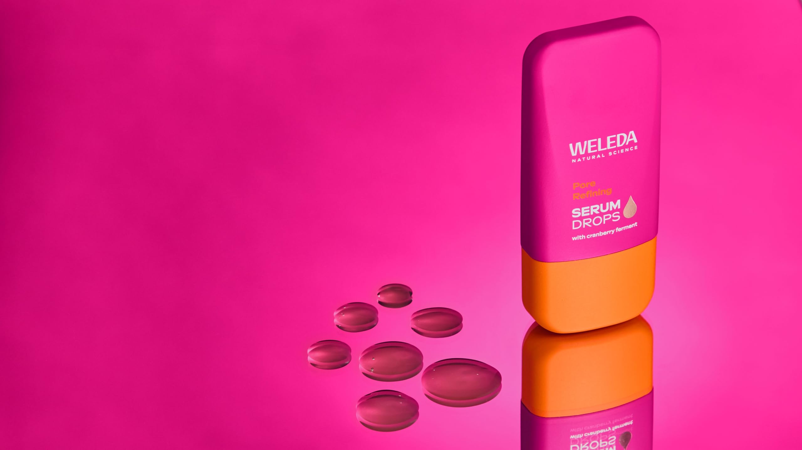 Weleda Pore Refining Face Serum Drops with Cranberry, Vitamin C & E for Brighter Skin, 30ml 10