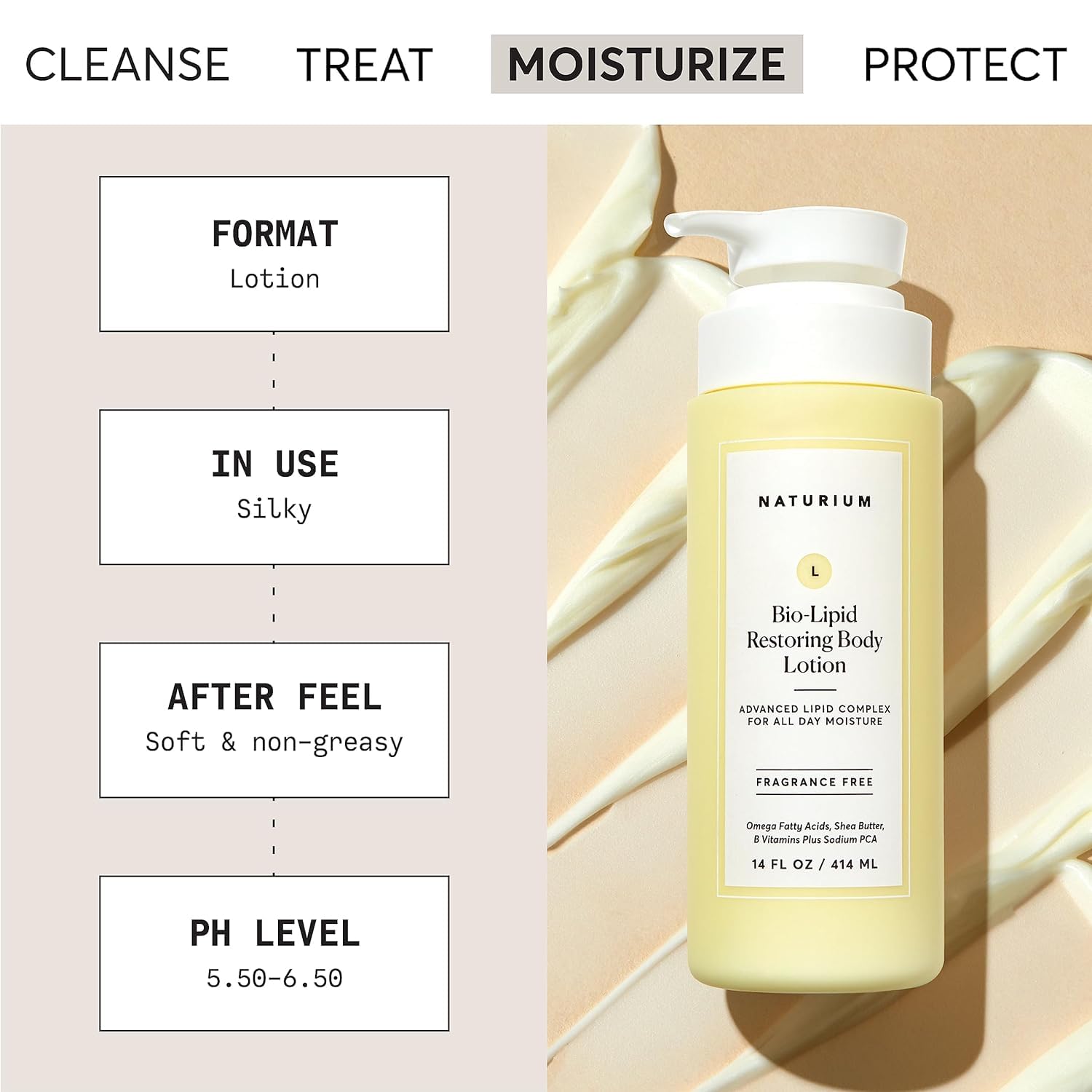 Naturium Bio-Lipid Restoring Moisturising Body Lotion with Shea Butter 3