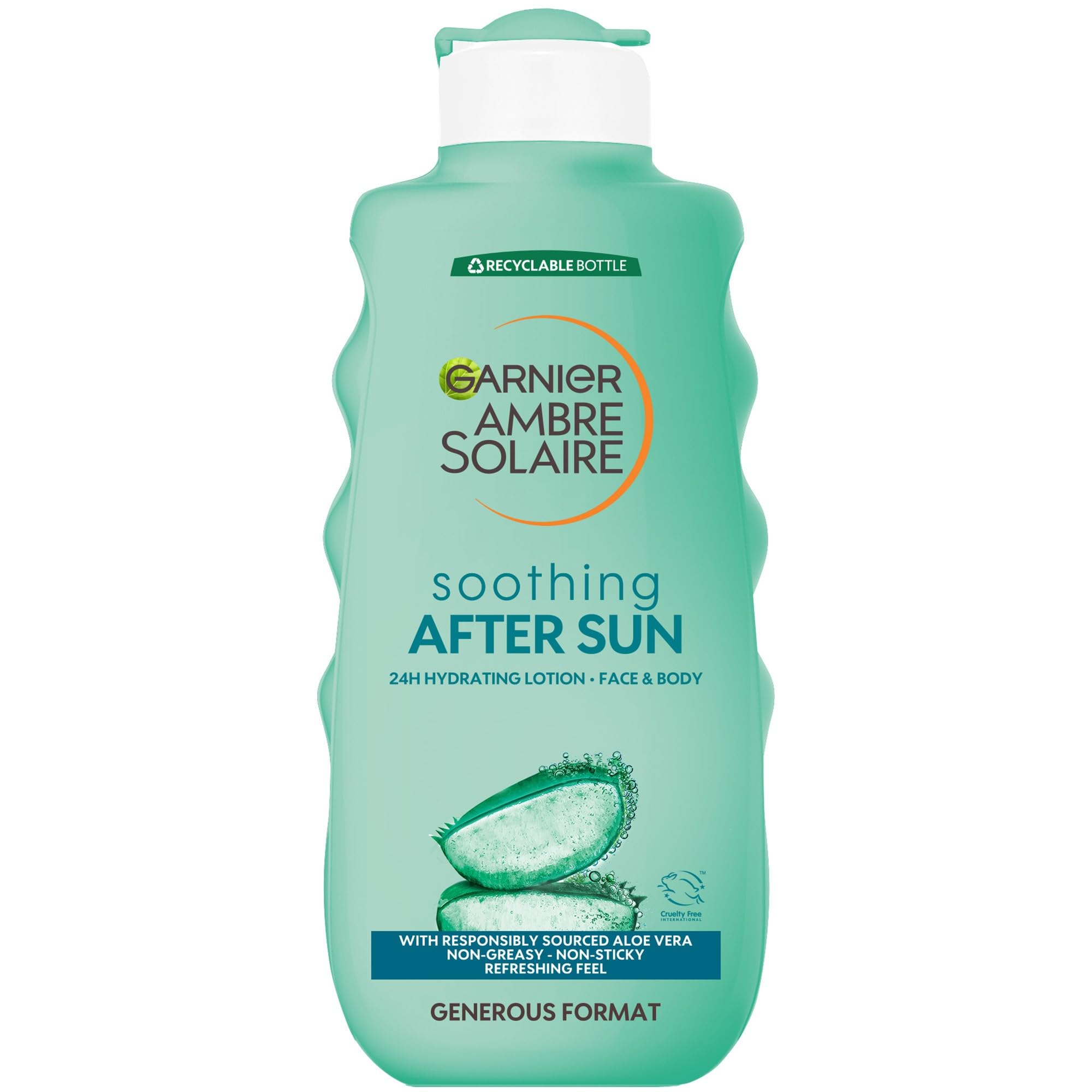 Garnier Ambre Solaire After Sun Soothing Lotion with Aloe Vera for Hydration 400 ml