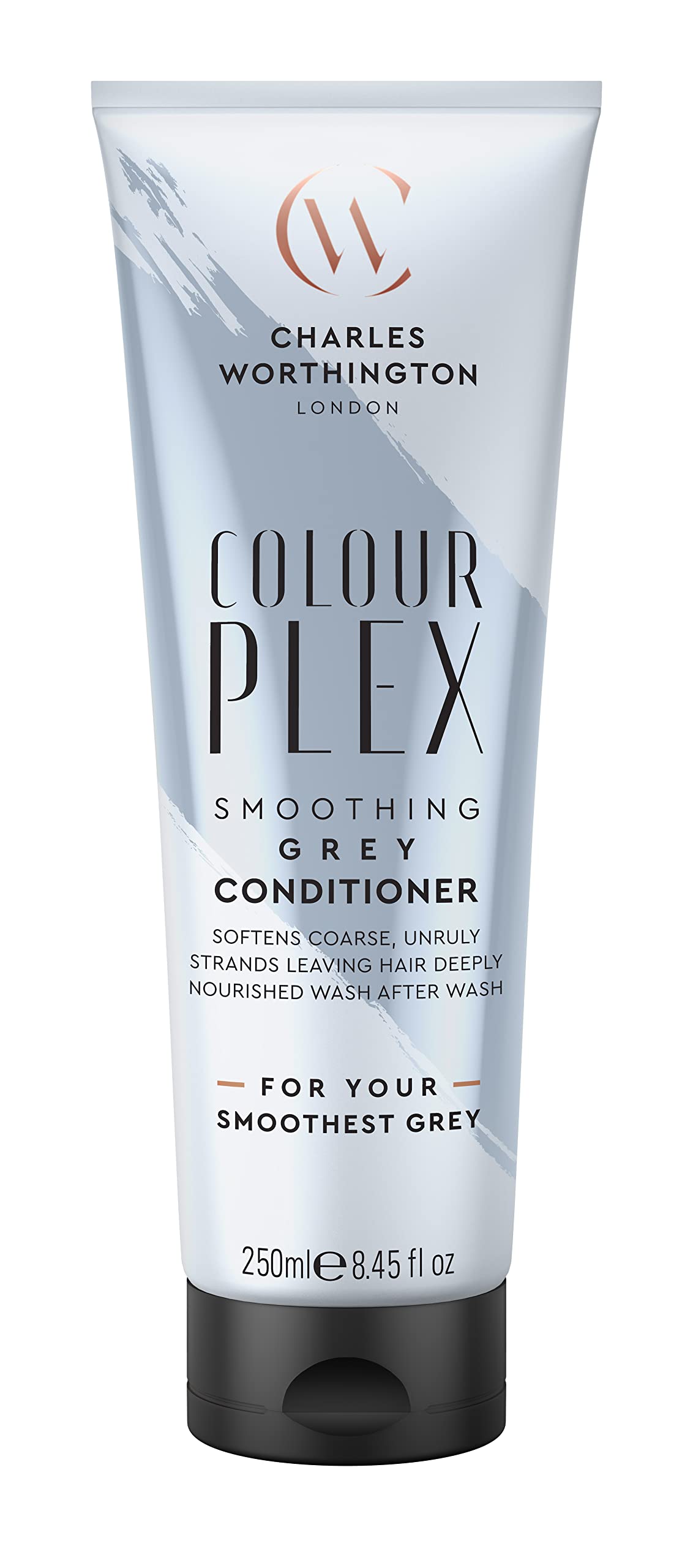 Charles Worthington Colour Plex Smoothing Grey Conditioner 250ml for Silver Shine