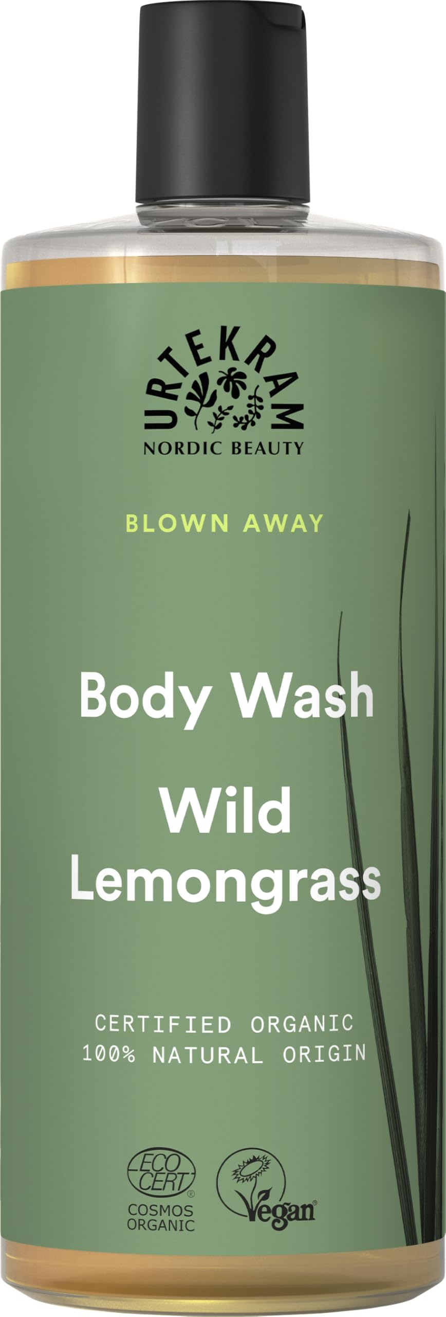Urtekram Blown Away Wild Lemongrass Body Wash, 500 ml