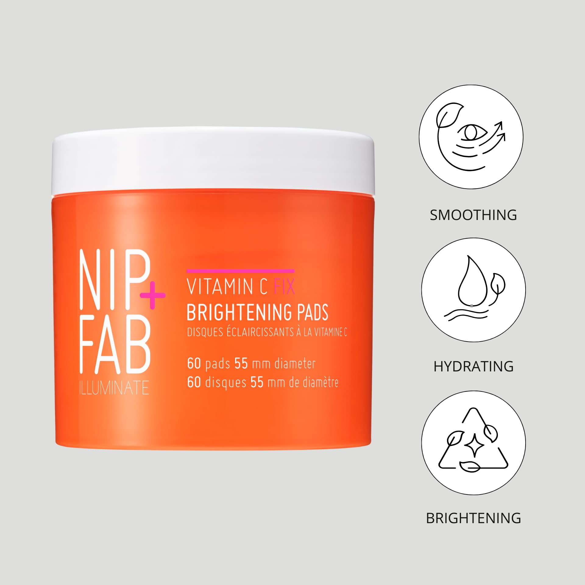 Nip + Fab Vitamin C Fix Brightening Facial Pads with Pomegranate and Coffee Seed 4