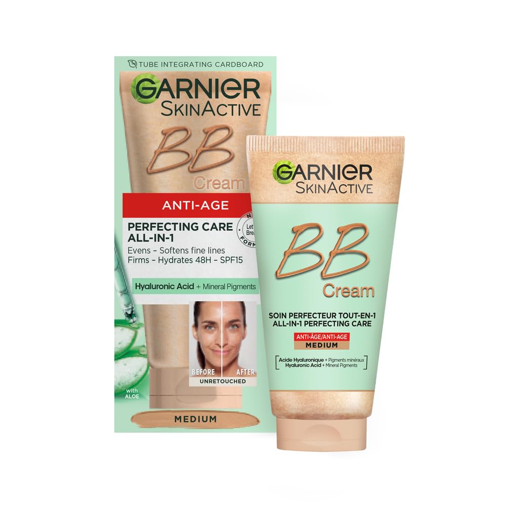 Garnier SkinActive Anti-Age BB Cream Medium SPF 15 Tinted Moisturiser