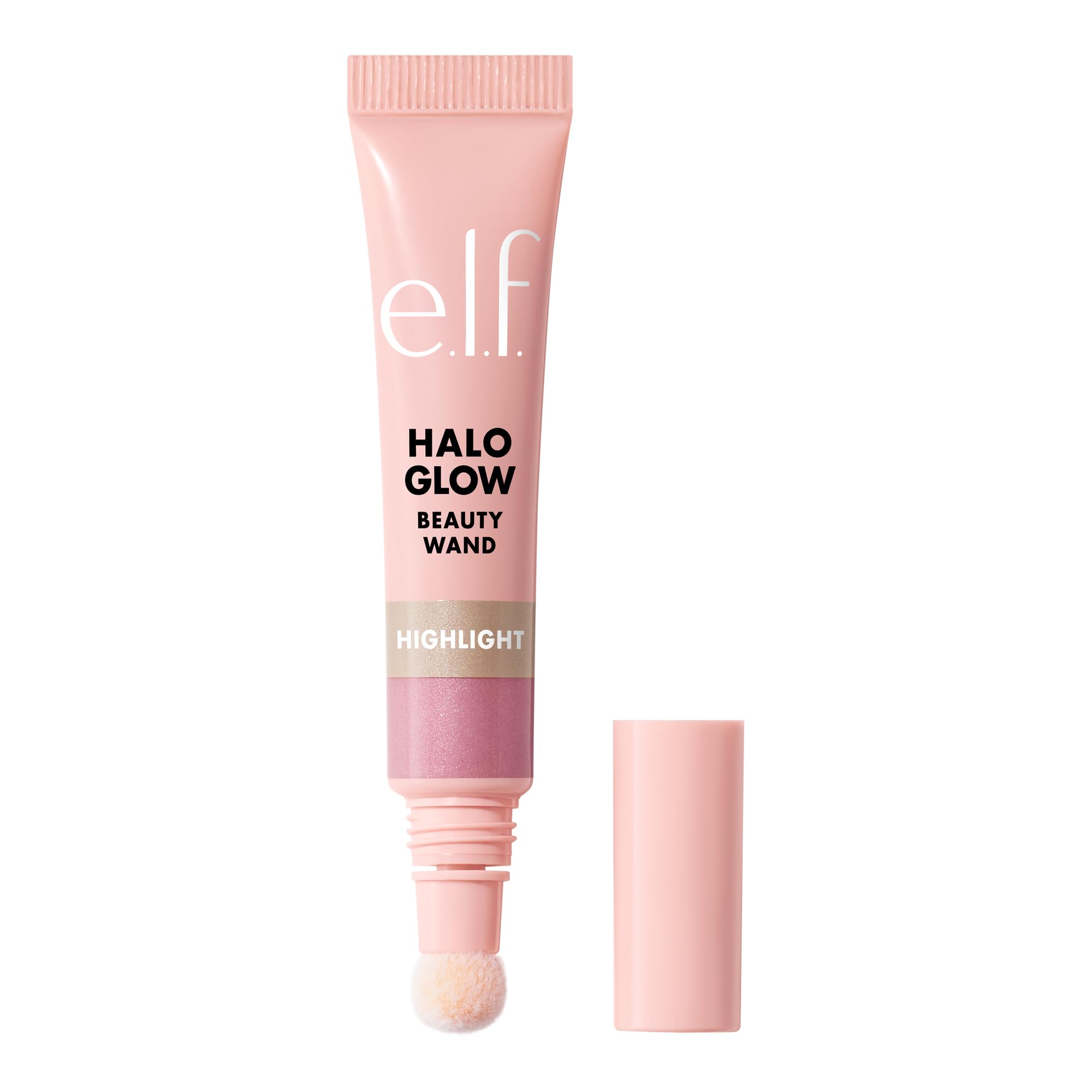 e.l.f. Halo Glow Highlight Beauty Wand in Pink Prism - Liquid Highlighter for Luminous Skin