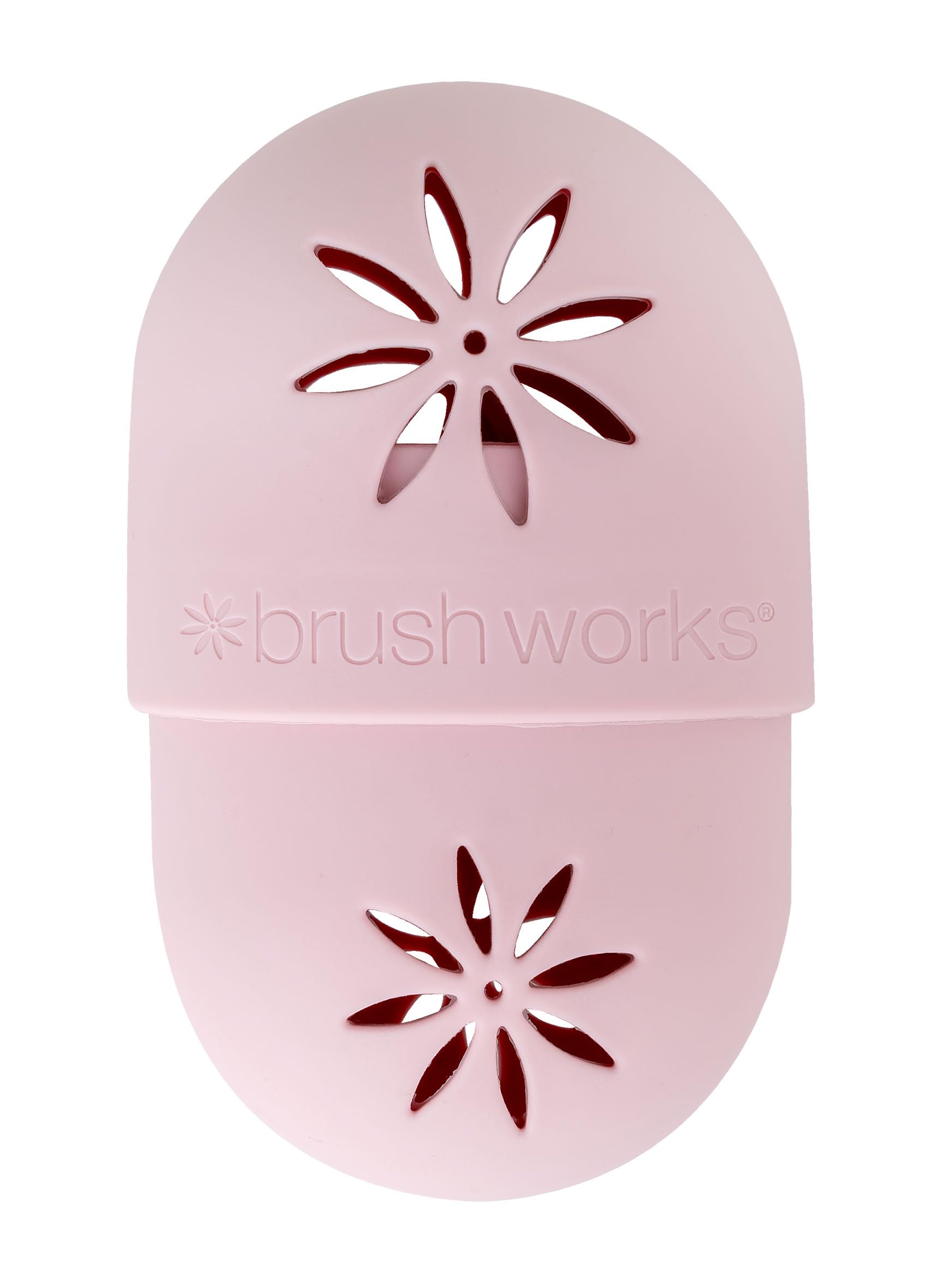 Brushworks Makeup Sponge Shield Silicone Holder for Hygienic Drying and Travel