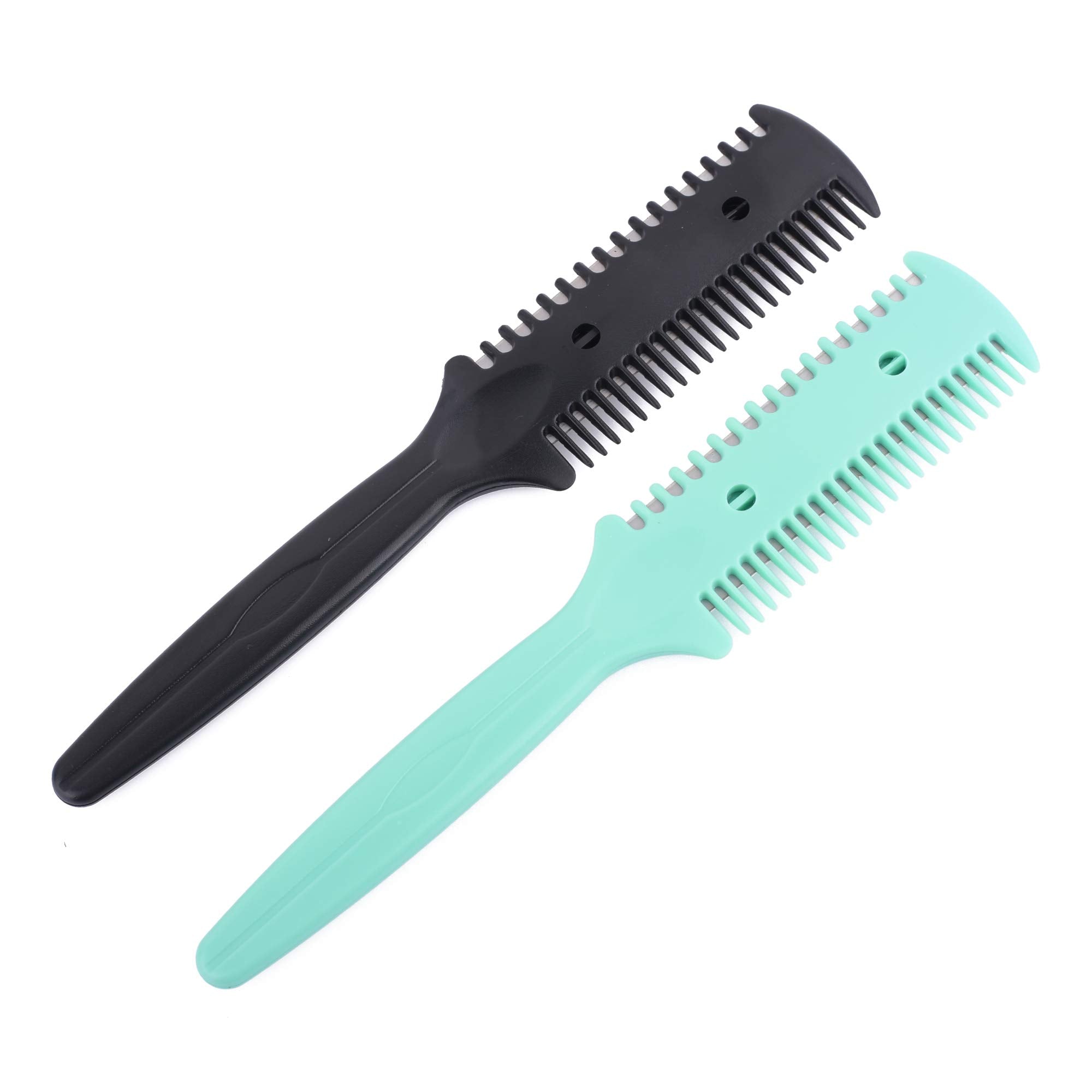 Fine Lines Double Sided Hair Razor Comb, Pack of 2 - Thinning and Split End Remover