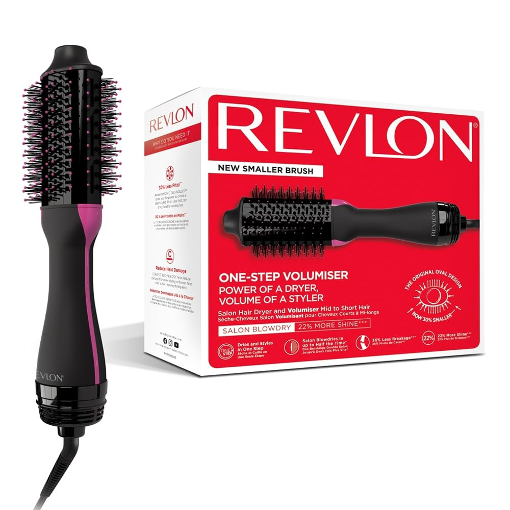 Revlon Airstyler Volumizer Professional for Mid/Short Hair - 800W Black