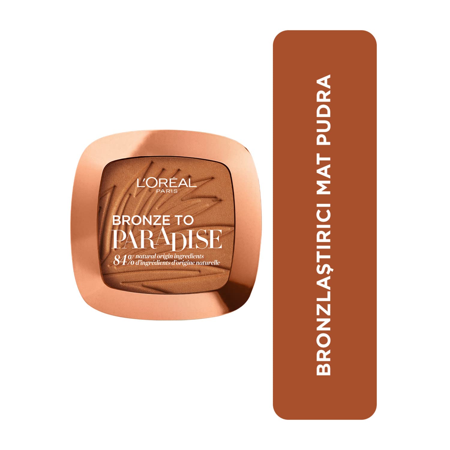 L'Oreal Paris Back To Bronze Matte Bronzing Pressed Powder - Medium Shade, Shimmer Free